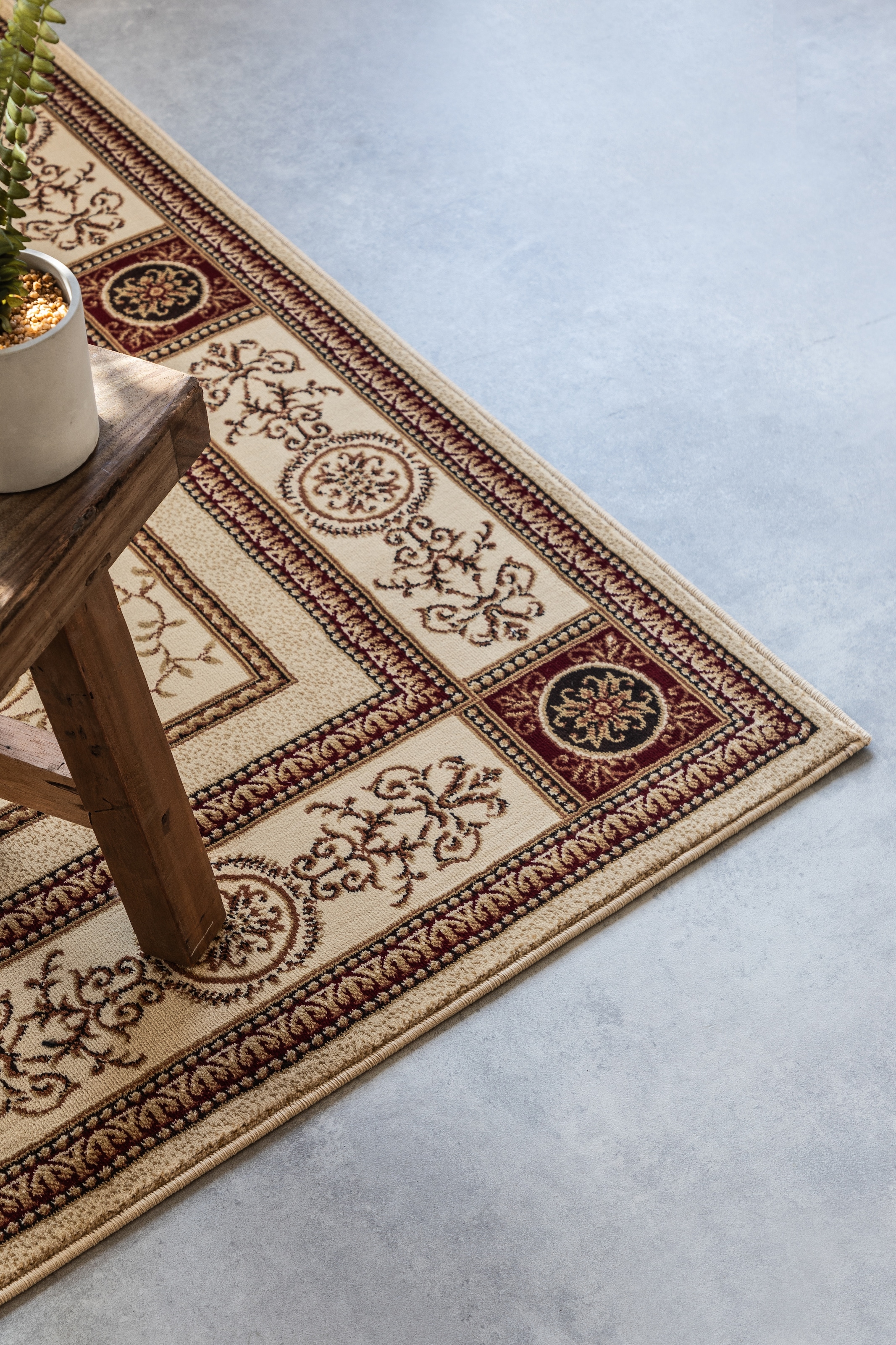 NORTHRUGS Teppich »Guzara«, rechteckig, 8 mm Höhe, Orient Optik, Läufer, strapazierfähig, pflegeleicht, robust
