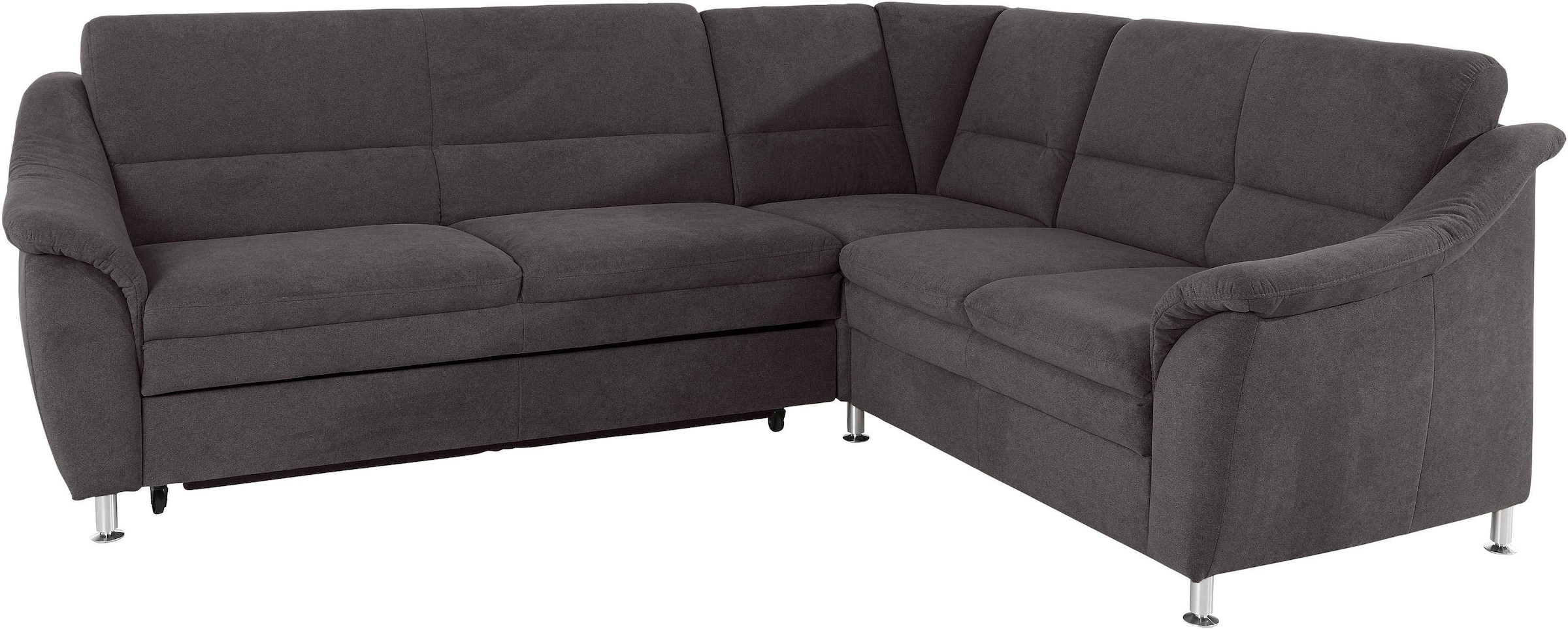 Places of Style Ecksofa "Cardoso L-Form", Federkern, wahlweise mit Bett, Sc günstig online kaufen