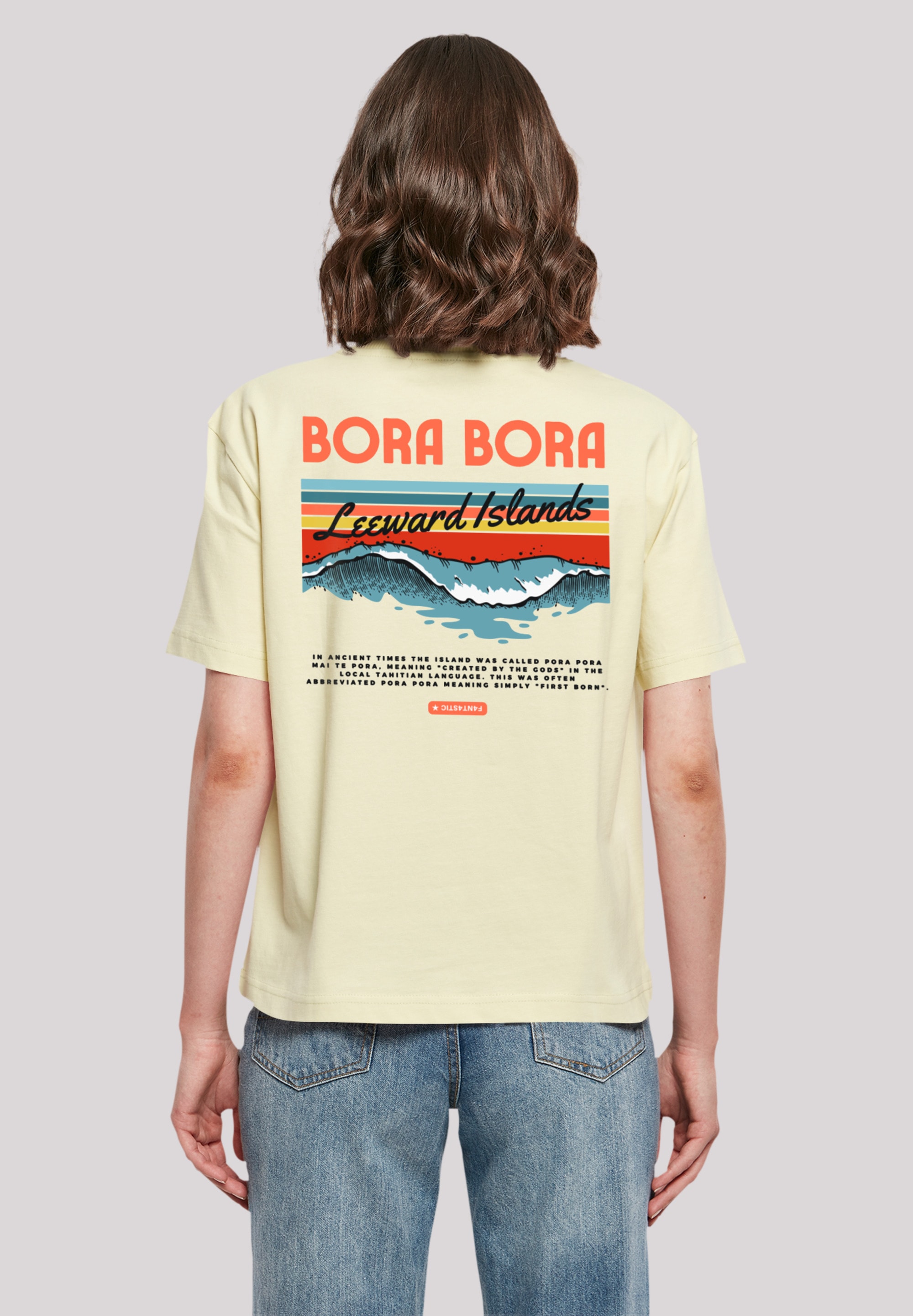 F4NT4STIC T-Shirt »Bora Bora Leewards Island«, Print