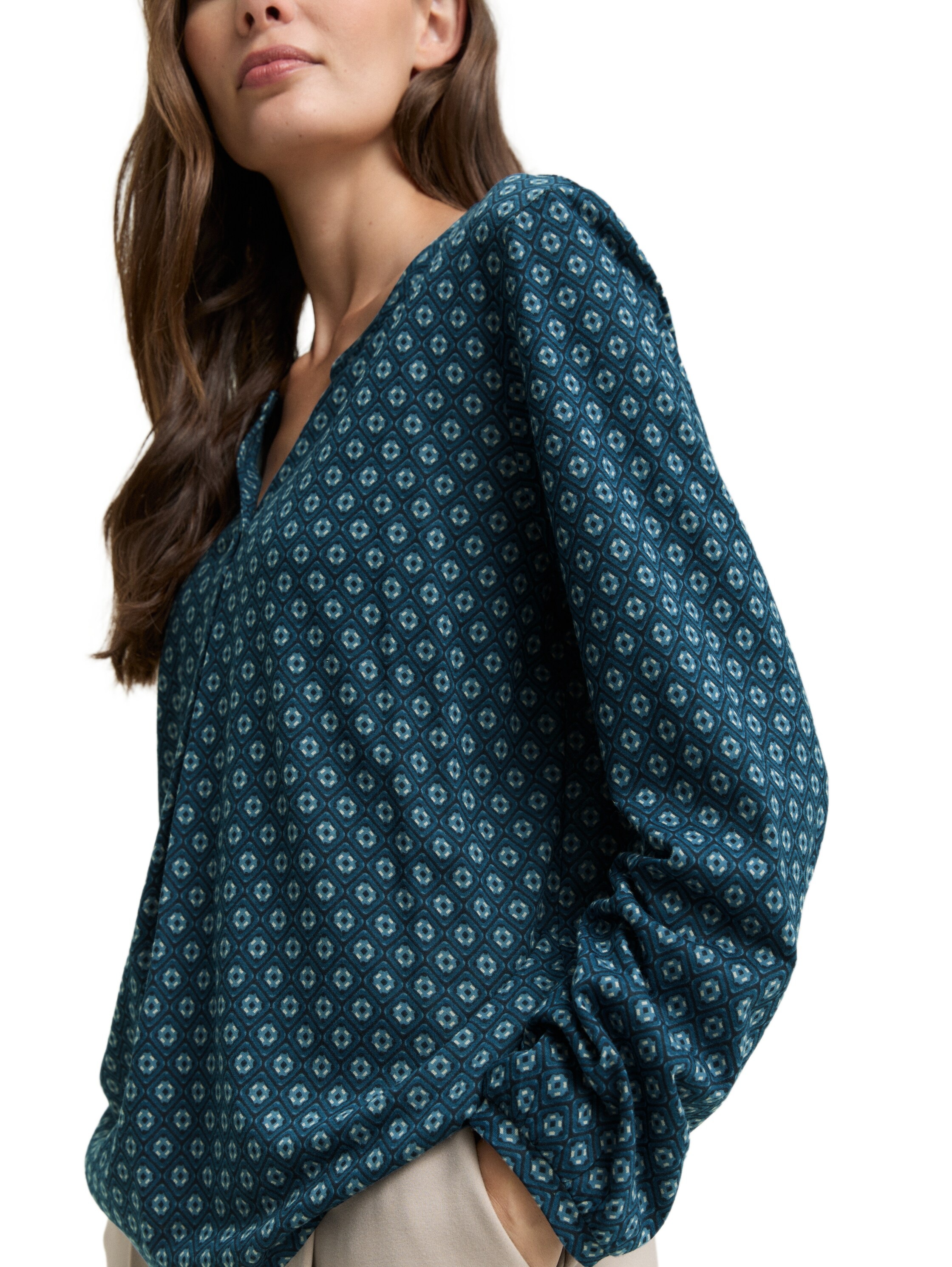 Thumbnail - TOM TAILOR Langarmbluse mit grafischem Muster