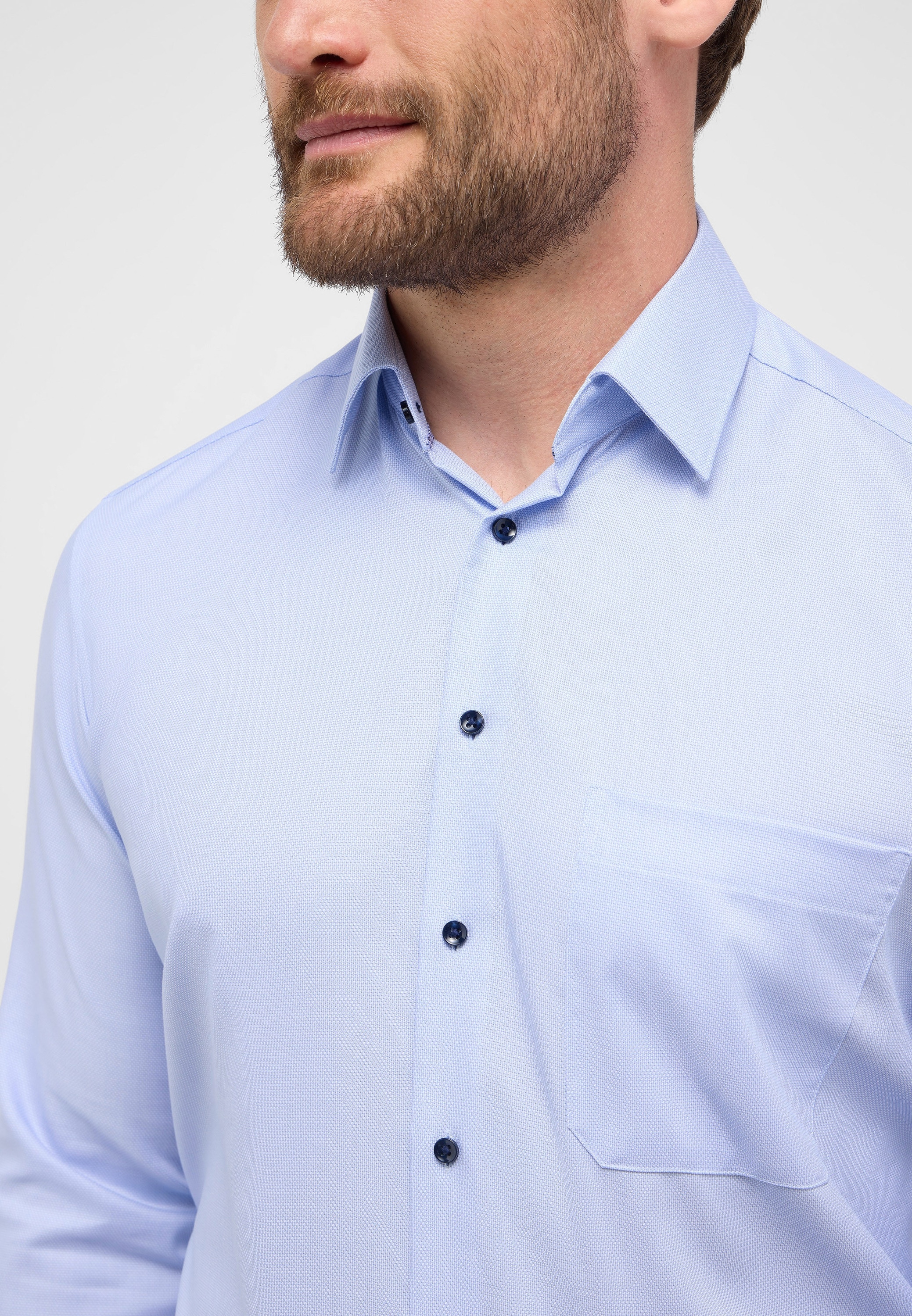 Eterna Langarmhemd »COMFORT FIT«, NON IRON (bügelfrei)