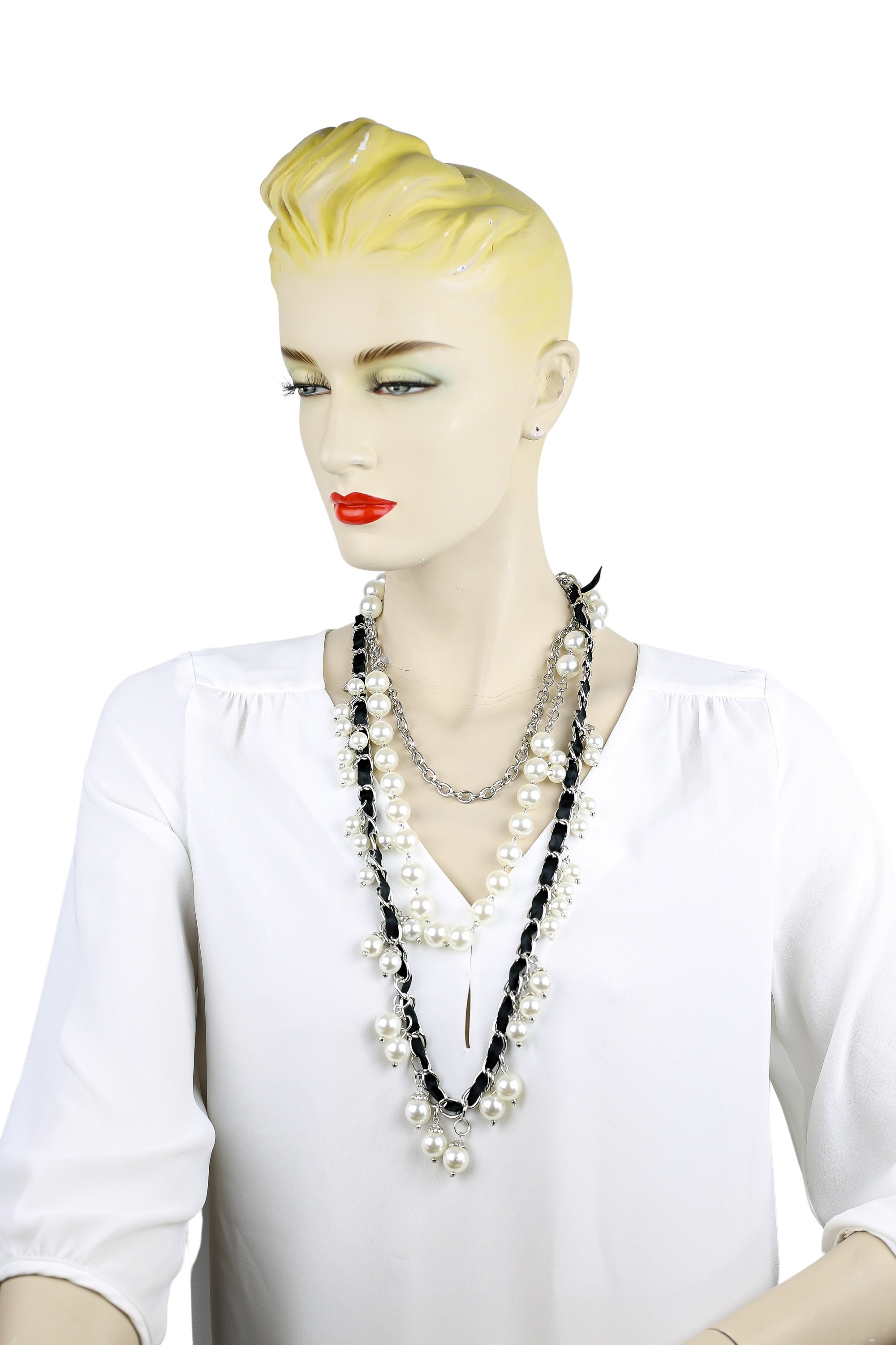 COLLEZIONE ALESSANDRO Lange Kette »Athina«, 3-reihige Kette