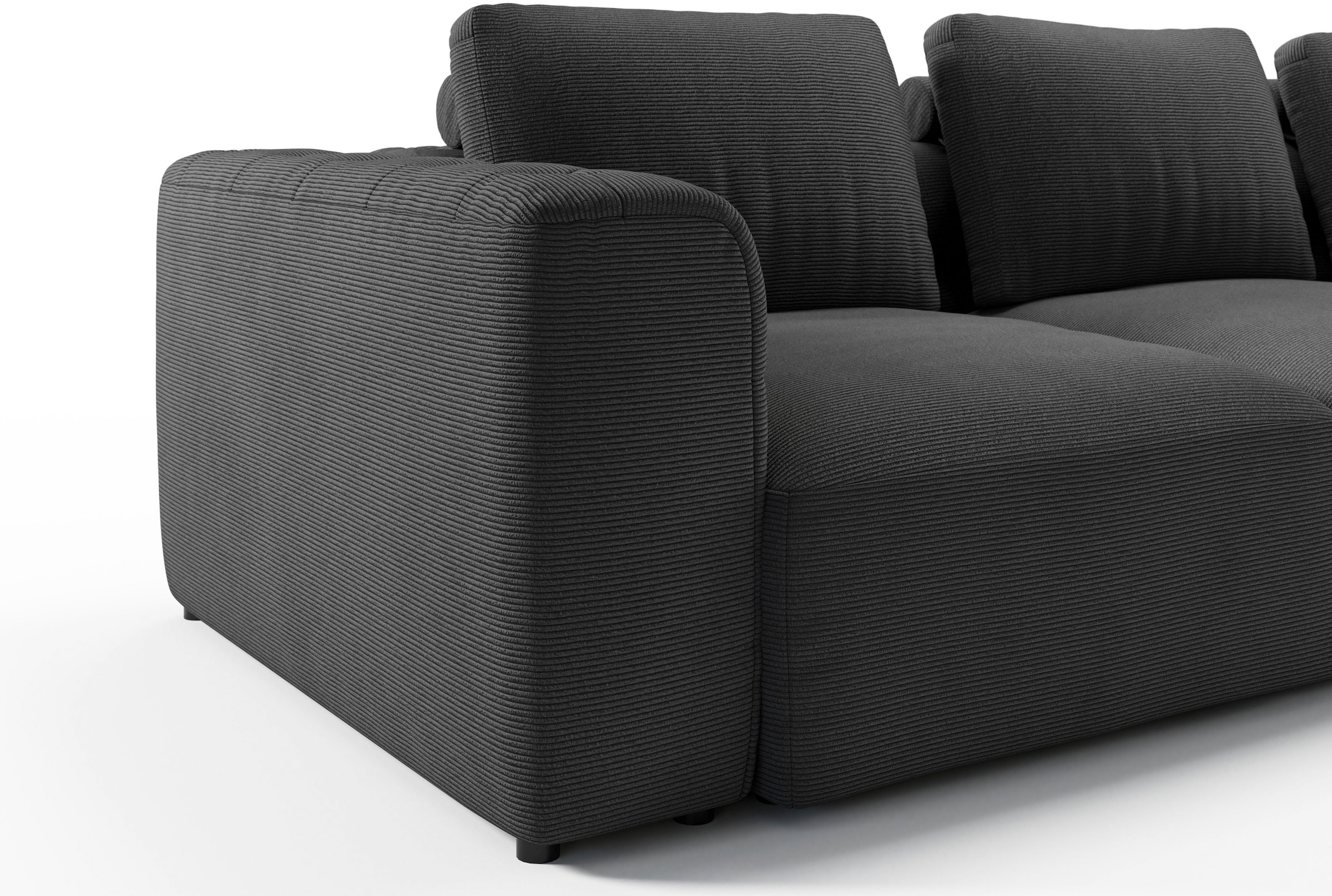 RAUM.ID 2,5-Sitzer »Cushid« Modulsofa, bestehend aus 2 Teilen, Breite 268 cm