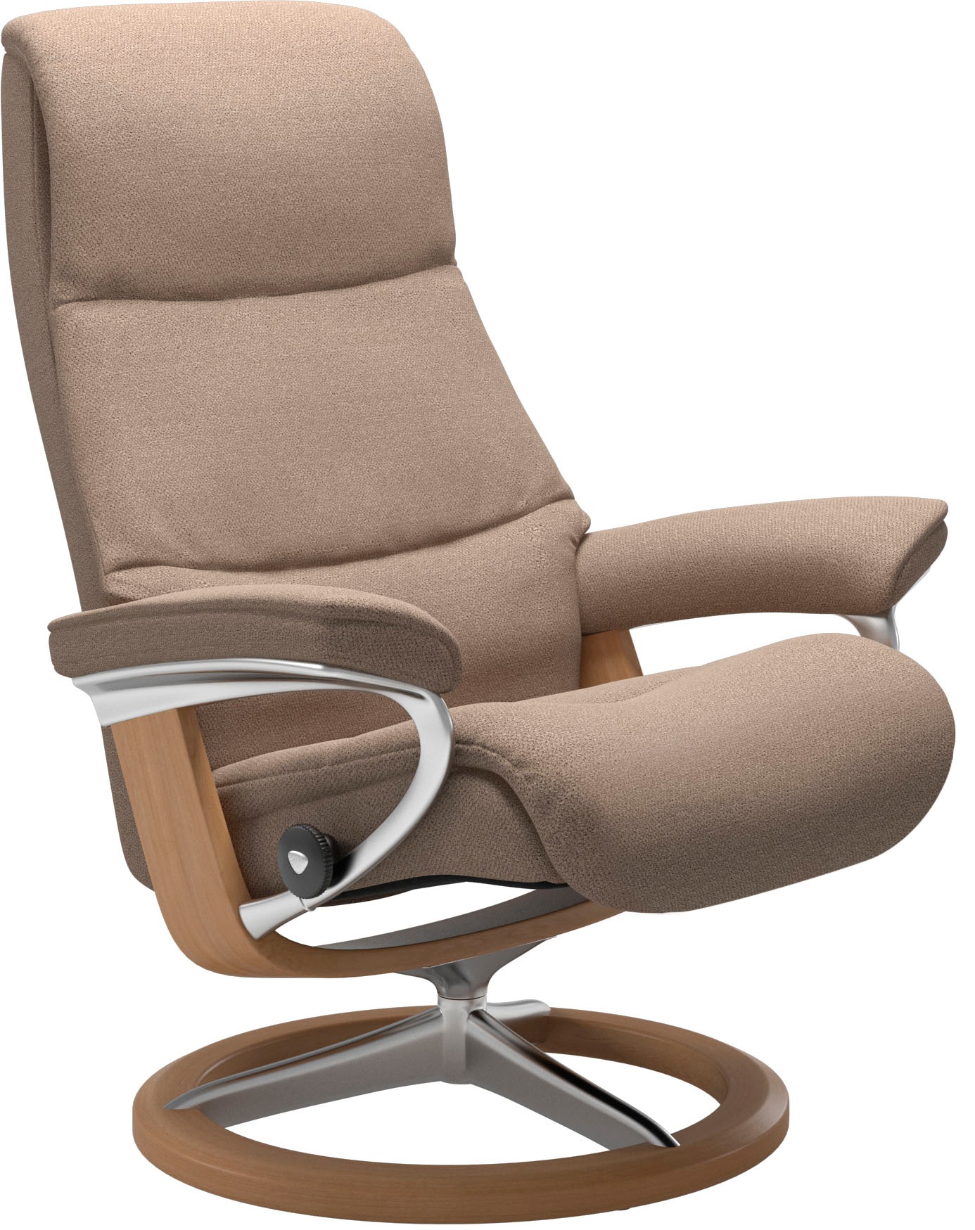 Stressless Relaxsessel "View", mit Signature Base, Größe M,Gestell Eiche günstig online kaufen