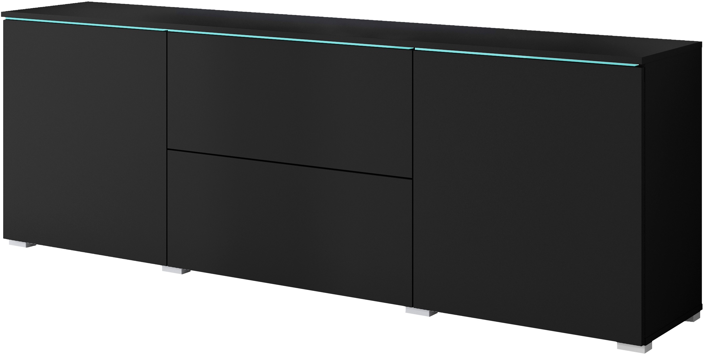 INOSIGN Lowboard, Lowboard Vera, 2 Türen/2 Schubladen, TV-Schrank mit viel Stauraum