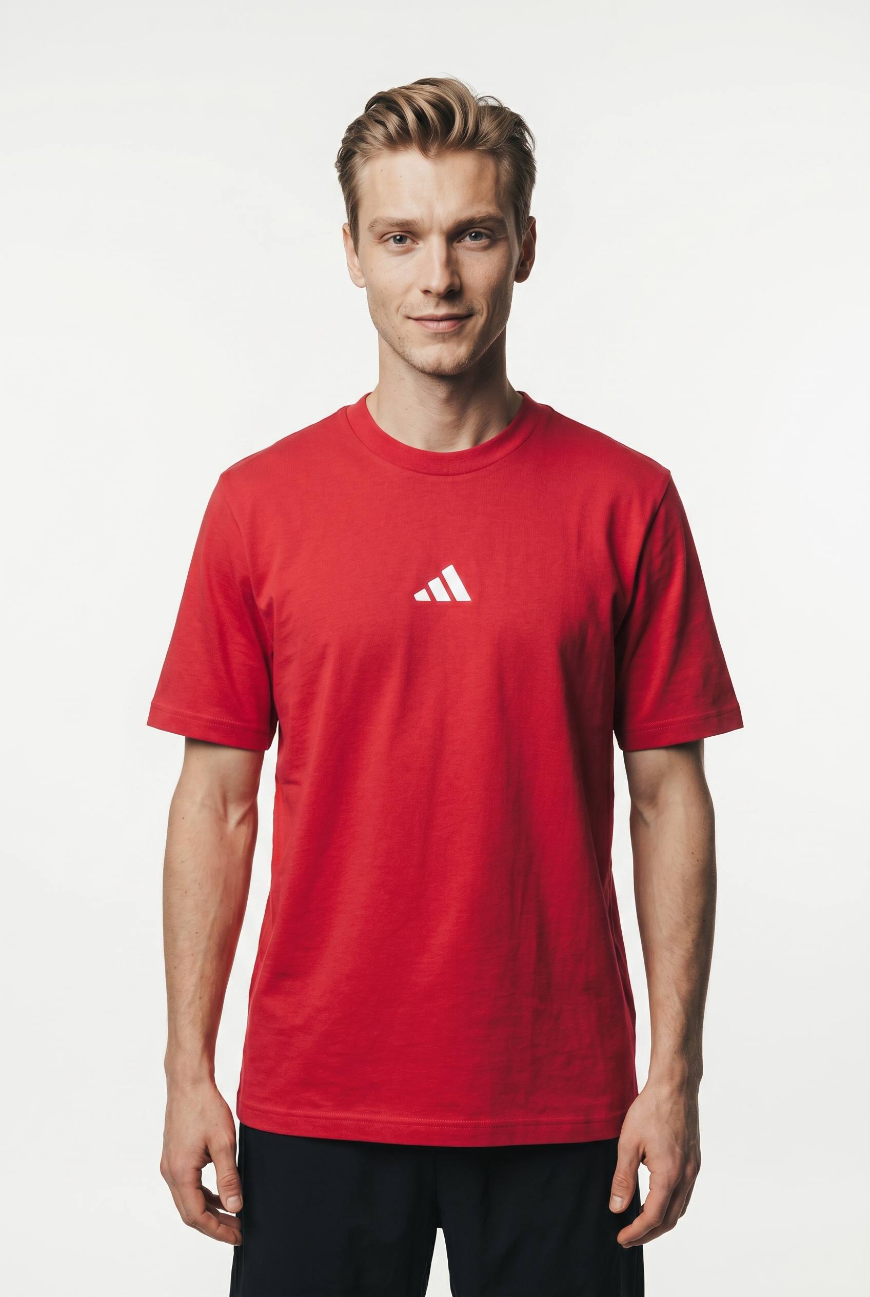adidas Sportswear "M SL SJ T" sportliches Kurzarmshirt, mit Rundhalsausschnitt
