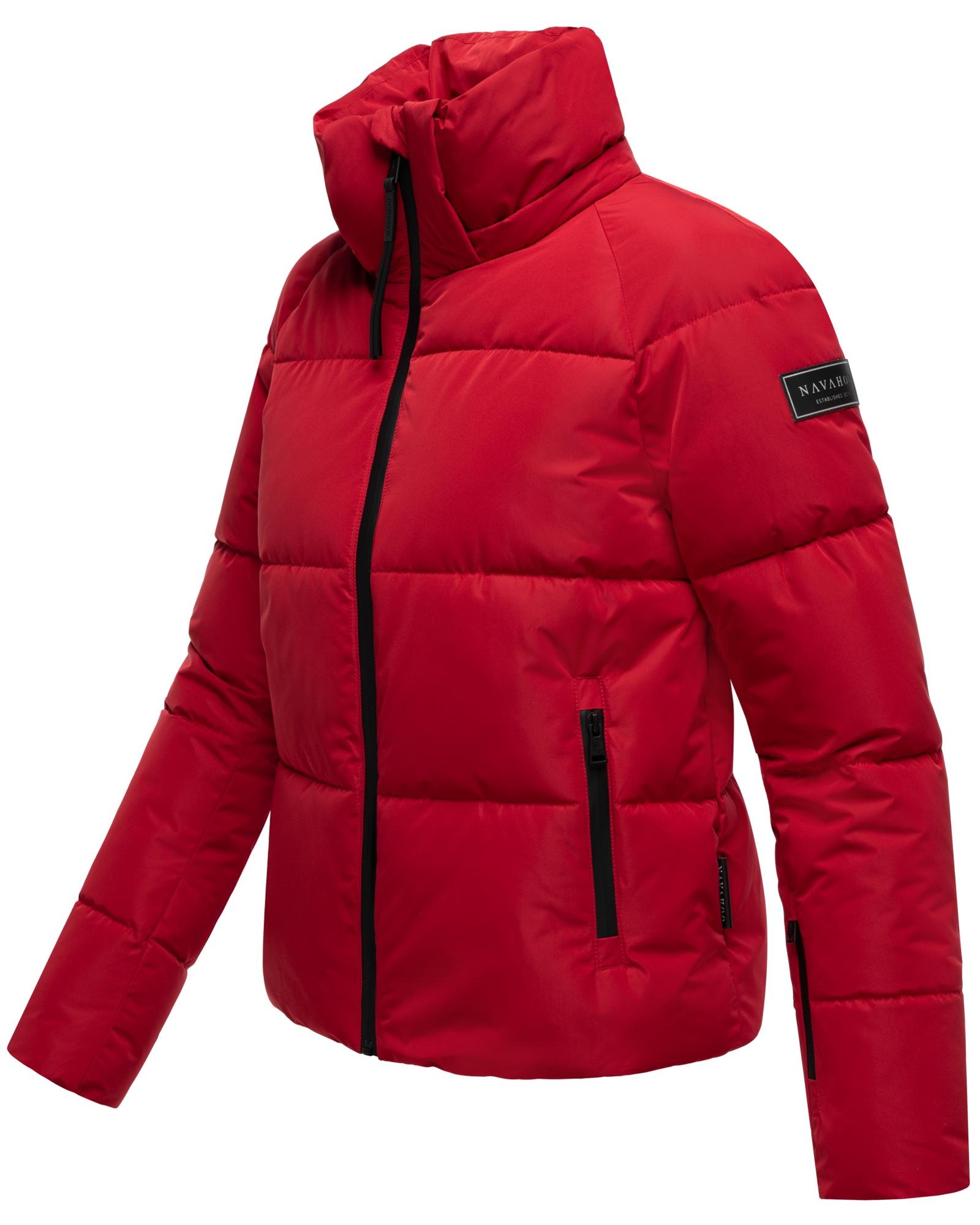 Navahoo Steppjacke »Frostherz XIV«, mit Kapuze, Kurze gesteppte Damen Winterjacke mit abnehmbarer Kapuze