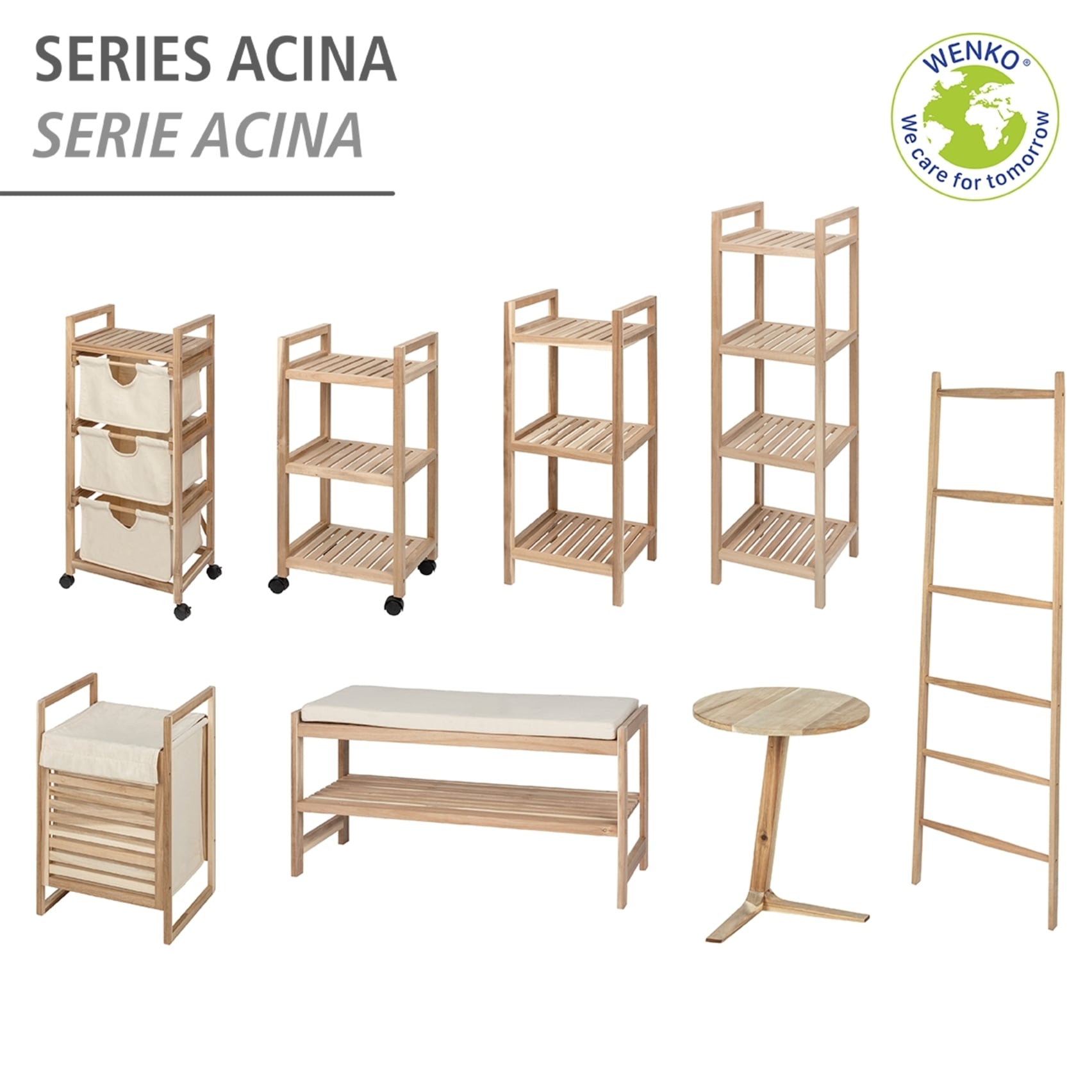 WENKO Handtuchleiter »Acina« BxTxH: 55x21x170,5 cm
