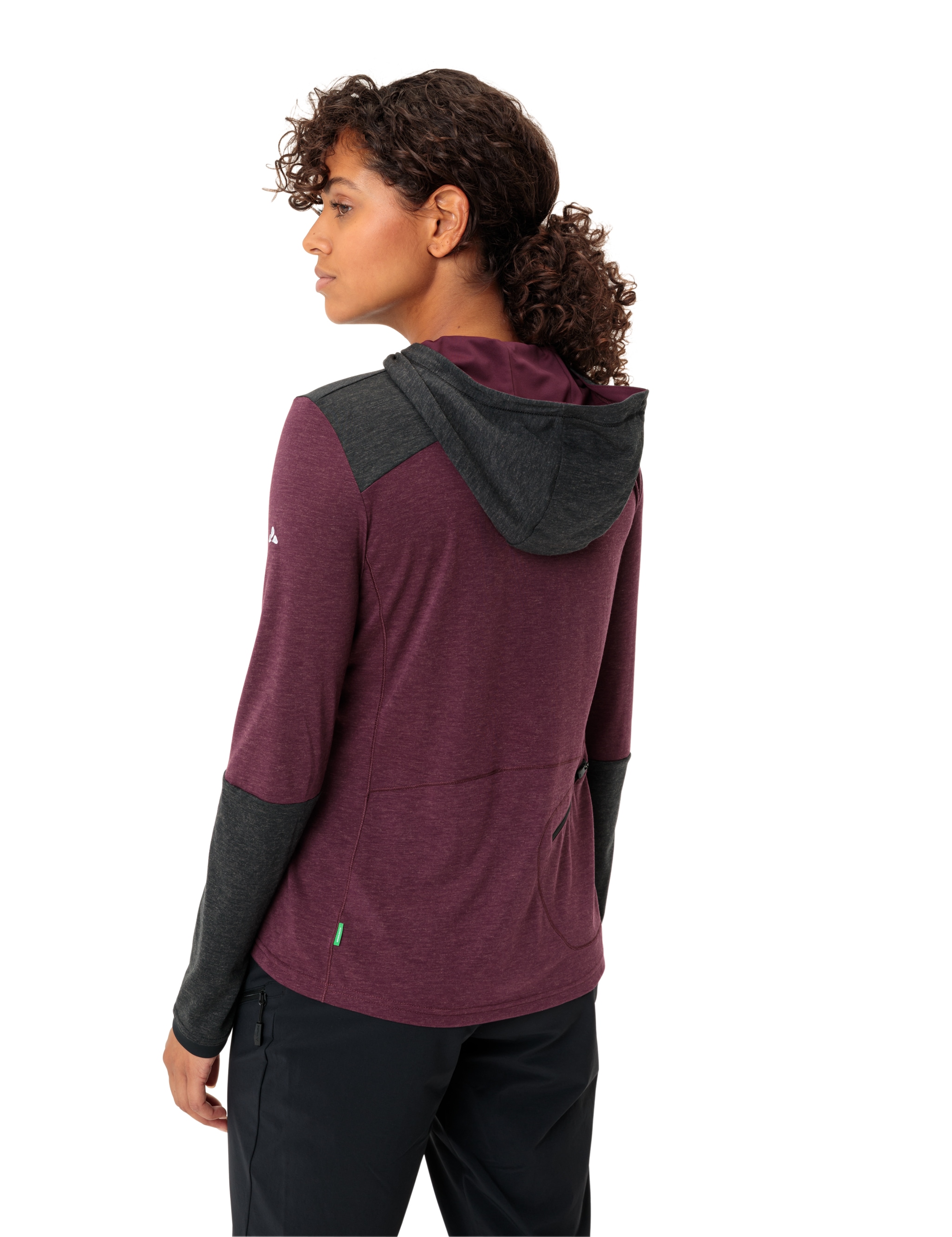 VAUDE Funktionsshirt »WOMEN'S TREMALZO LS SHIRT«, (1 tlg.), Rückentasche mit gewendetem Reißverschluss