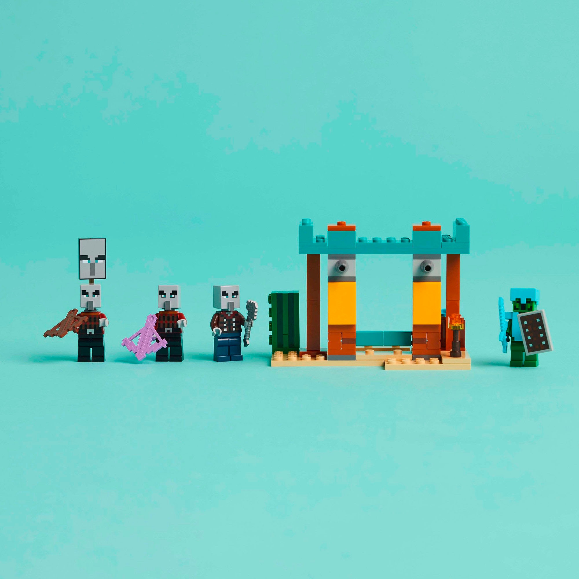 LEGO® Konstruktionsspielsteine »Die Illager-Wüstenpatrouille (21267), LEGO Minecraft«, (105 St.), Made in Europe