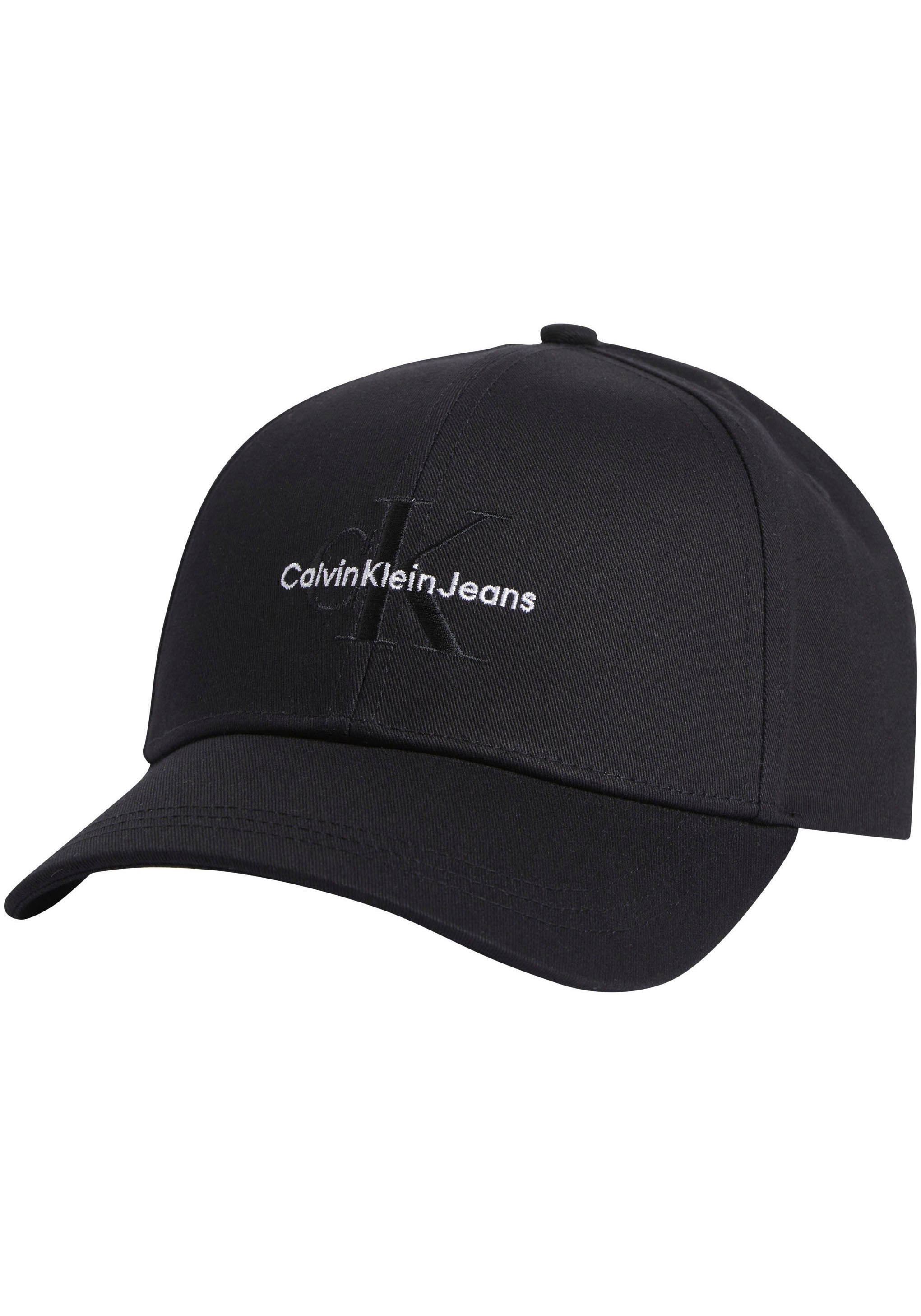 Calvin Klein Jeans Baseball Cap "MONO LOGO EMBRO CAP", Logostickerei günstig online kaufen