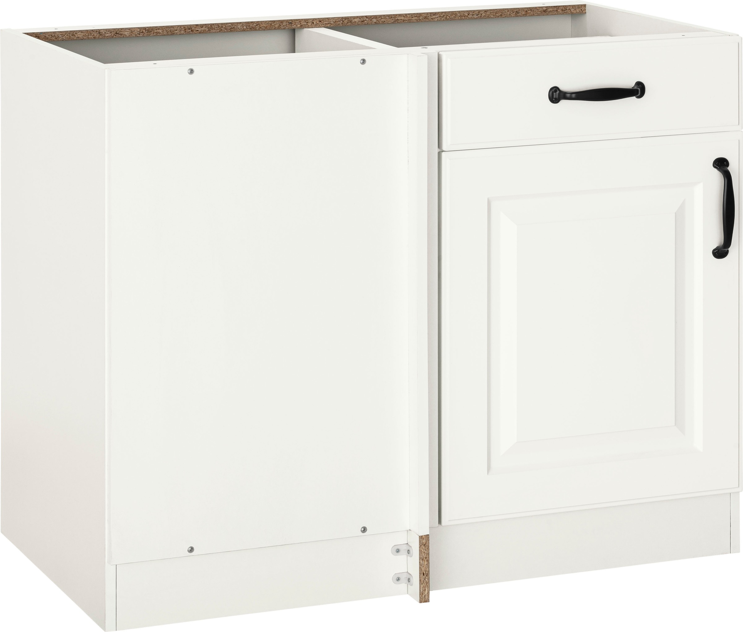 Thumbnail - wiho Küchen Eckunterschrank "Erla, TOPSELLER" 100 cm breit, Kassettenfront, Planungsmaß 110 cm, ohne Arbeitsplatte