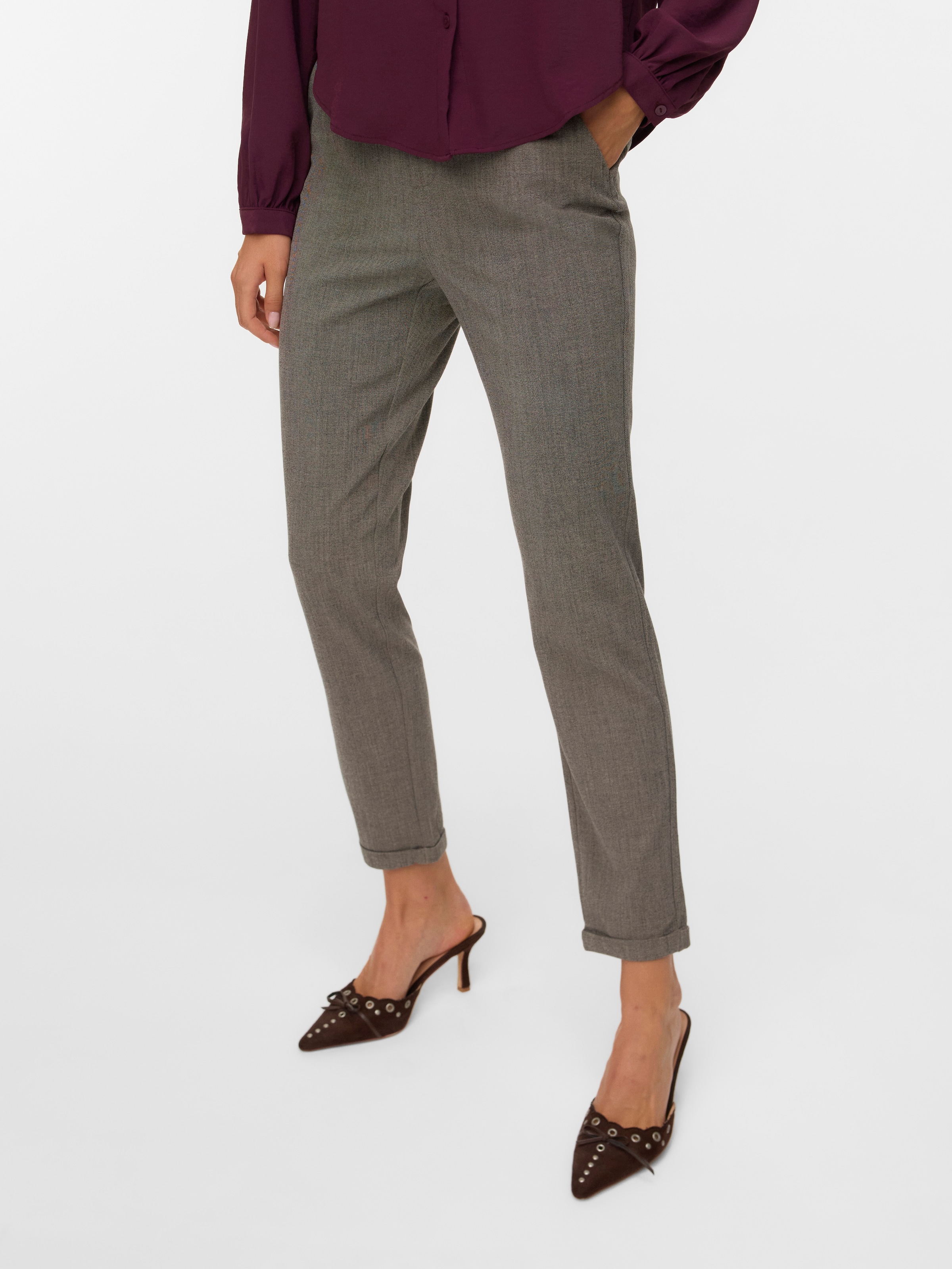 Vero Moda Anzughose "VMMAYA KIARA MW LOOSE PANT NOOS" günstig online kaufen