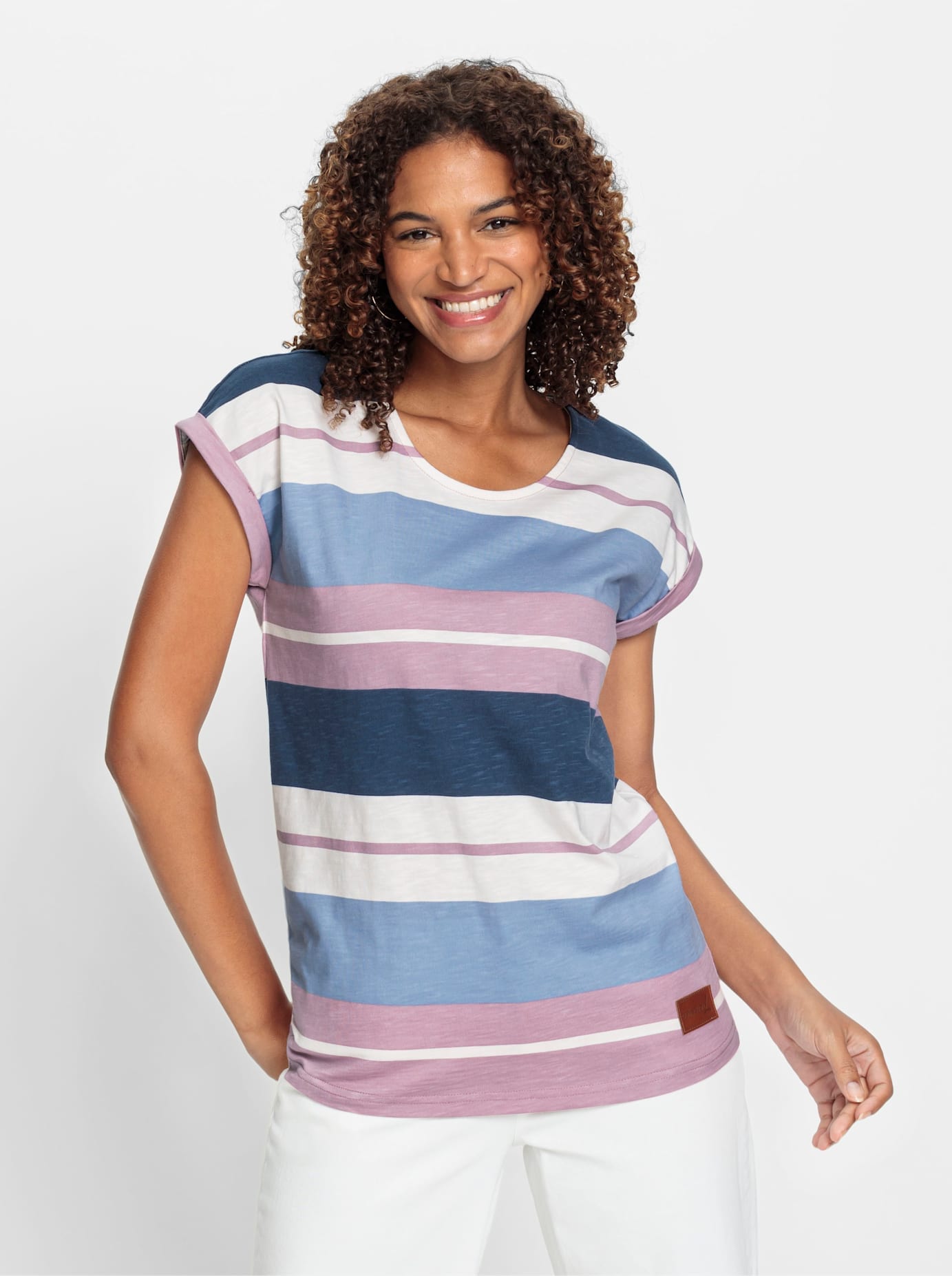 Casual Looks Print-Shirt "Print-Shirt" 1 Stk. tlg. günstig online kaufen