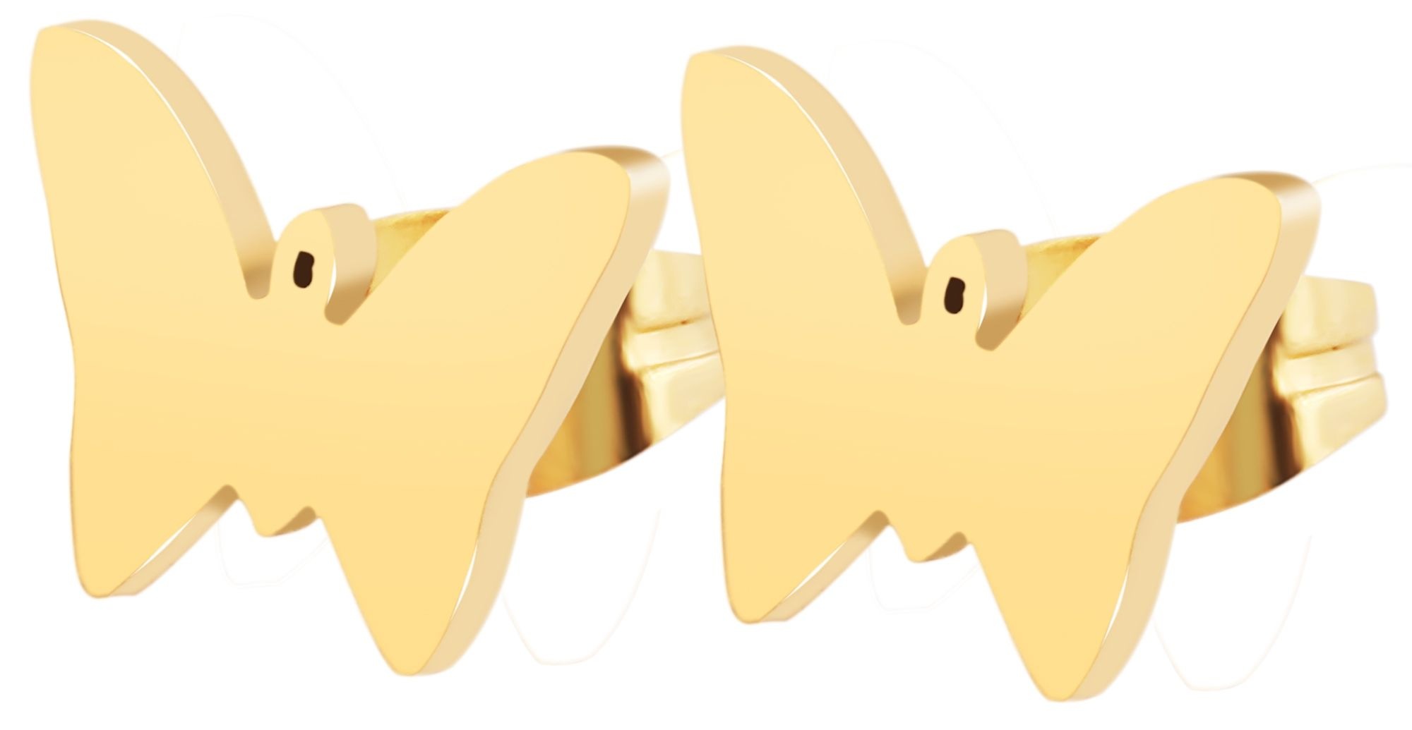 Paar Ohrhänger ADELIA´S "Damen Ohrringe – Ohrstecker aus Edelstahl", Damen, Gr. Damen, Edelstahl, gold, Ohrringe, Ein Geschenk, das Freude macht 2