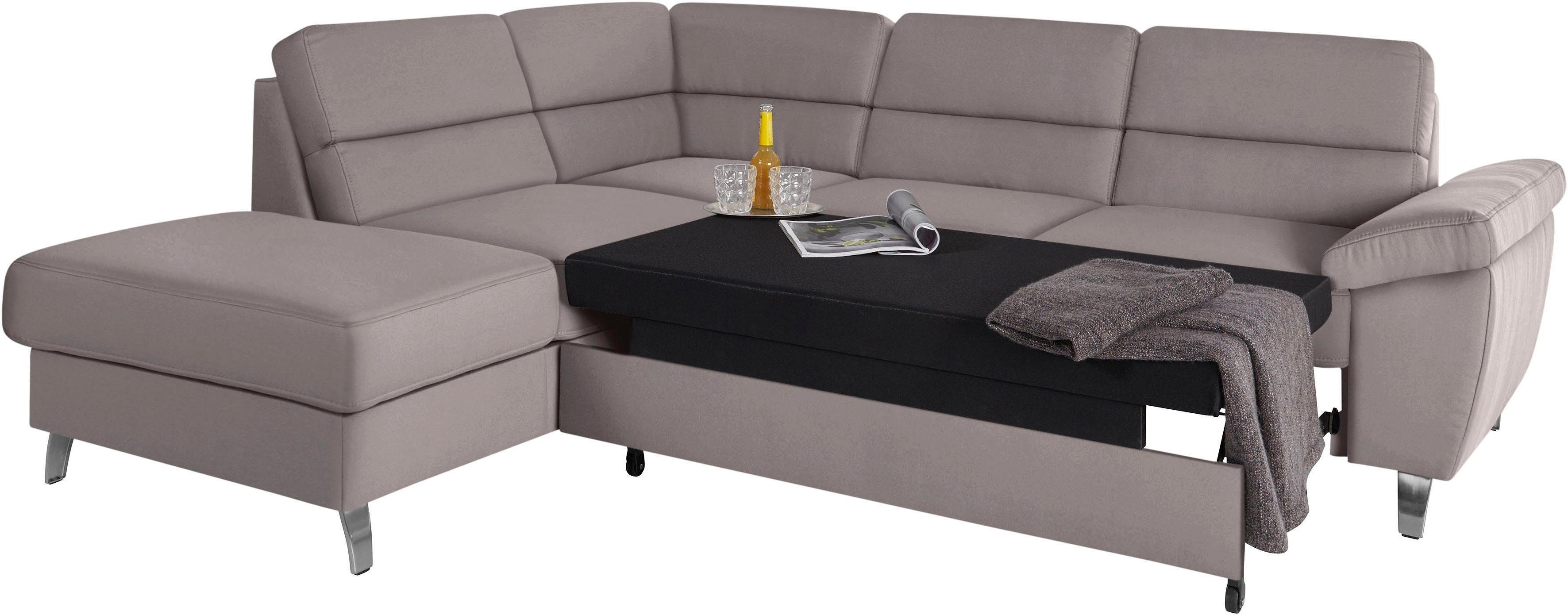 Thumbnail - sit&more Ecksofa "Sorano L-Form", wahlweise mit Bettfunktion und Bettkasten