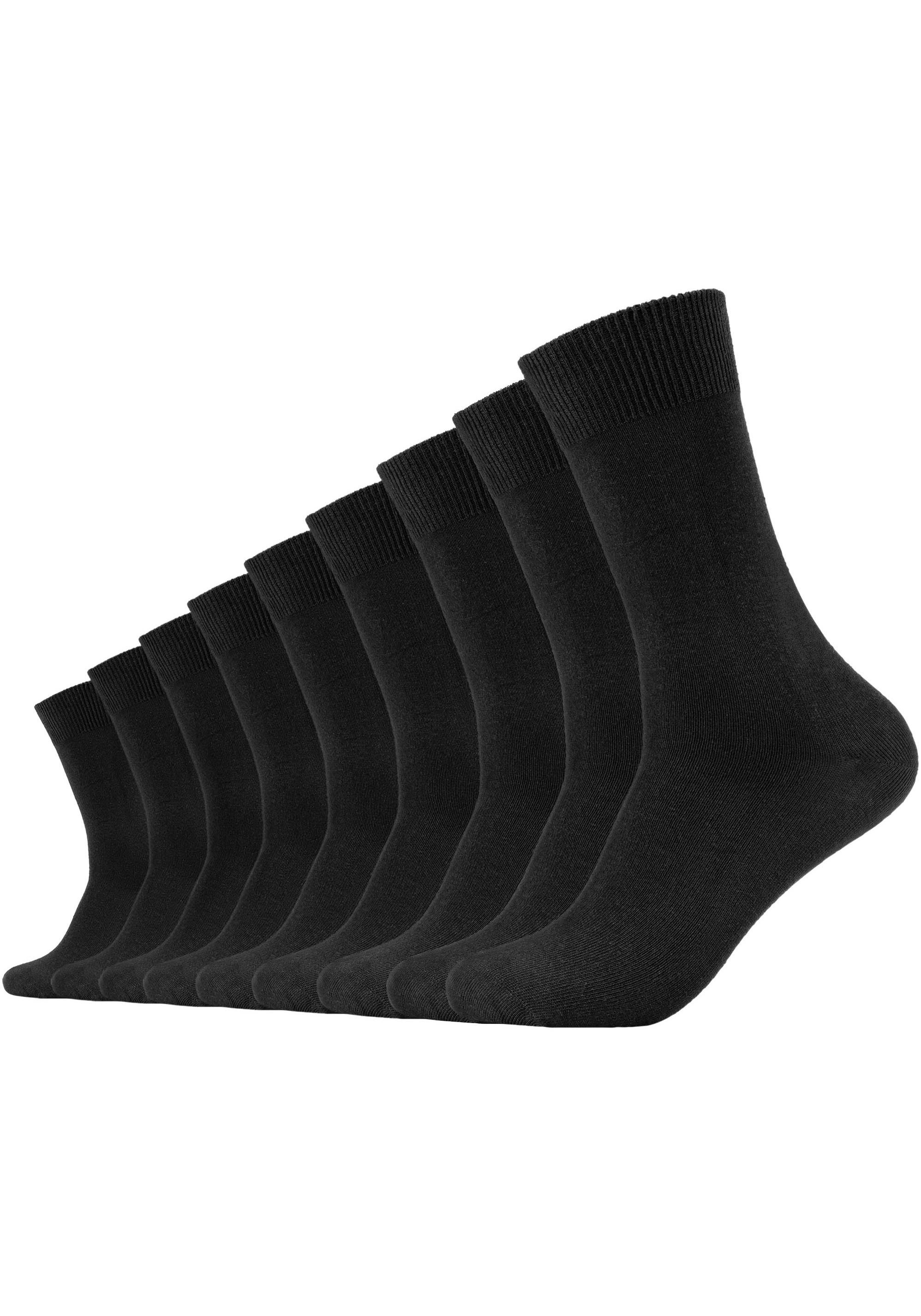 Camano Socken, (9er Pack), mit verstärktem Fersen- und Zehenbereich