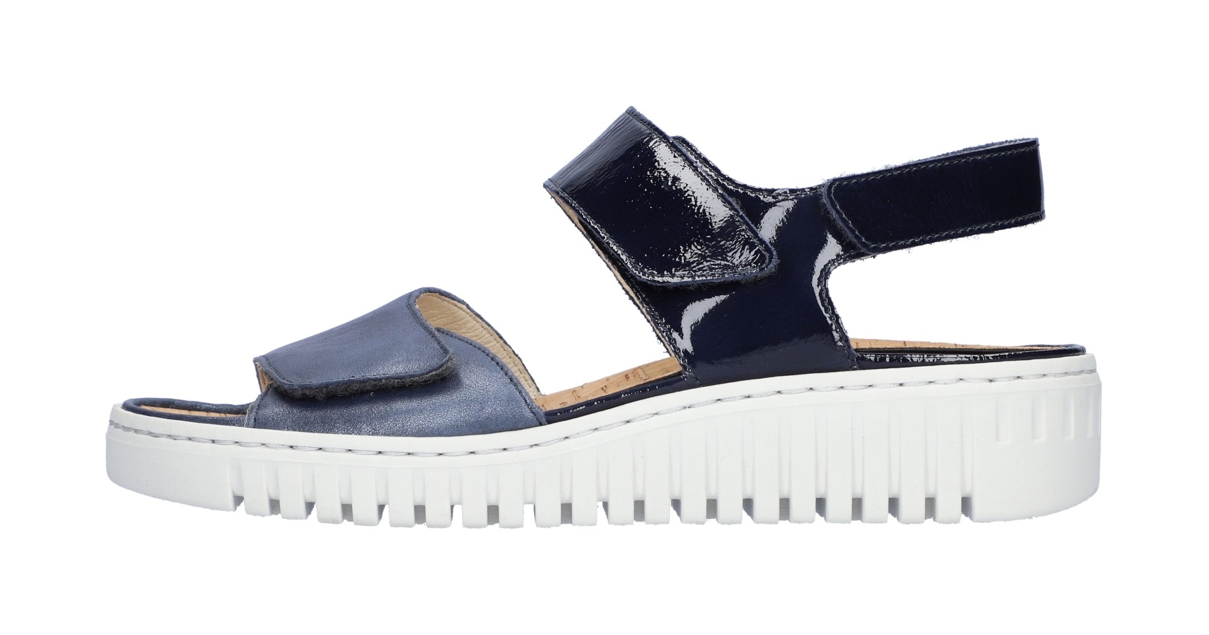 Waldläufer Keilsandalette »H-WILLOW«, Sommerschuh, Klettschuh, Sandale in Komfortweite H (= sehr weit)
