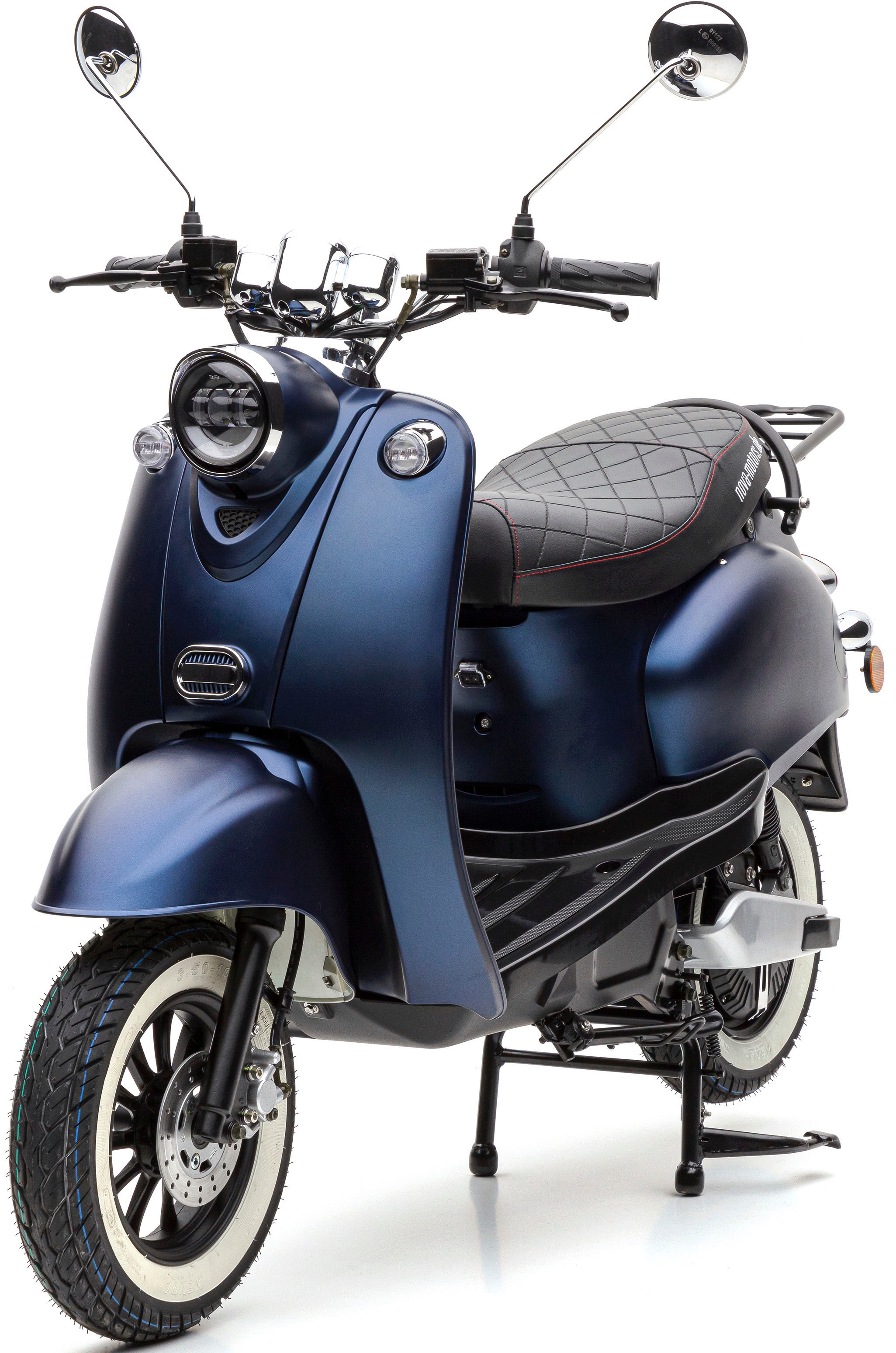 Li Tacho Star Sitzbank und kaufen E-Motorroller auf Premium«, gesteppter Rechnung Nova Mit Motors »eRetro Weißwandreifen, digitalem BAUR | online