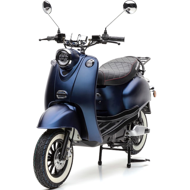 Nova Motors E-Motorroller »eRetro Star Li Premium«, Mit Weißwandreifen,  digitalem Tacho und gesteppter Sitzbank auf Rechnung online kaufen | BAUR
