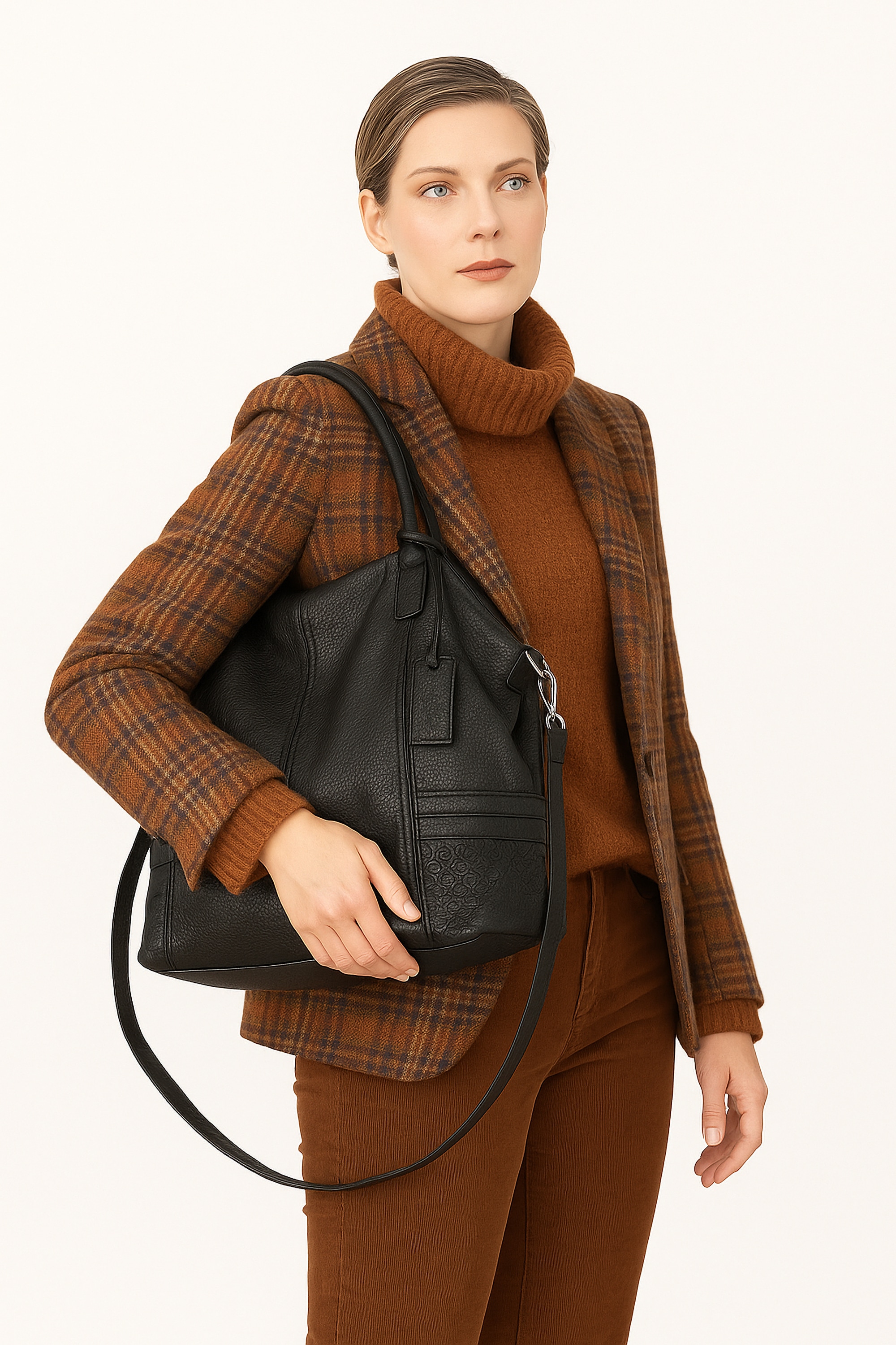 COLLEZIONE ALESSANDRO Schultertasche »Basilico«, mit viel Platz und langem Gurt