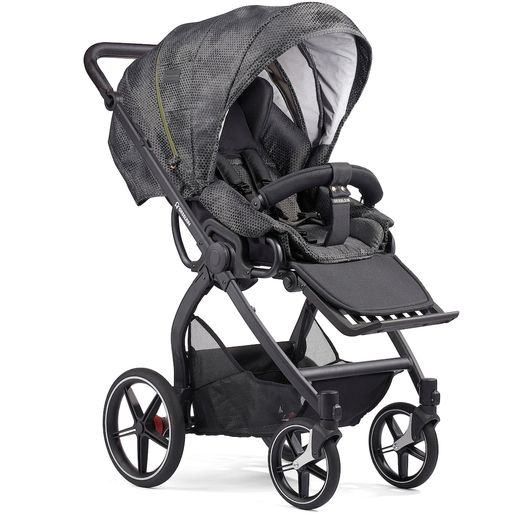 Gesslein Kombi-Kinderwagen »FX4 Soft+ mit Aufsatz Classic schwarz/schwarz, schwarzgrau«