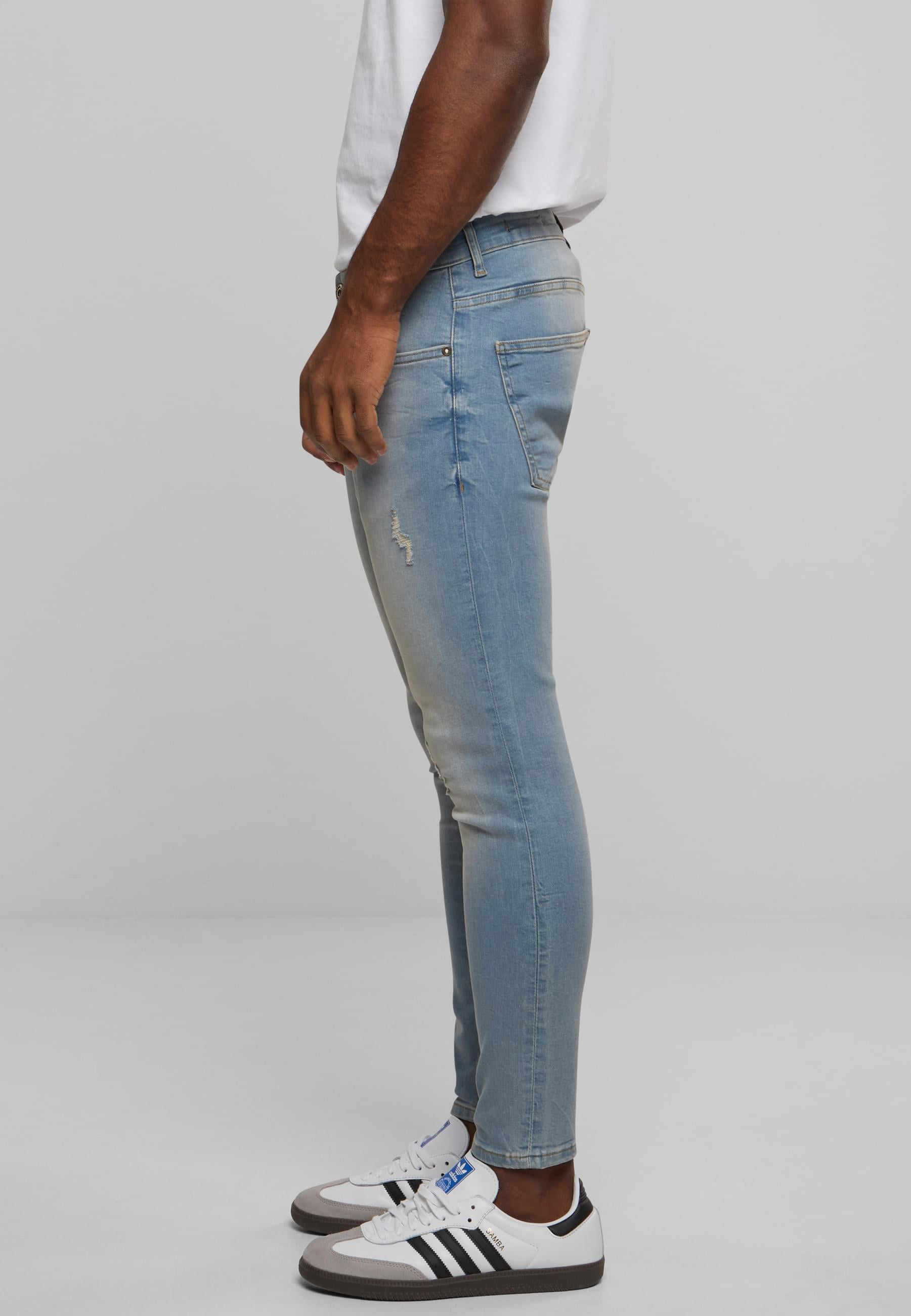 2Y Studios Bequeme Jeans »2Y Studios Herren 2Y Destroyed Cropped Skinny Denim«