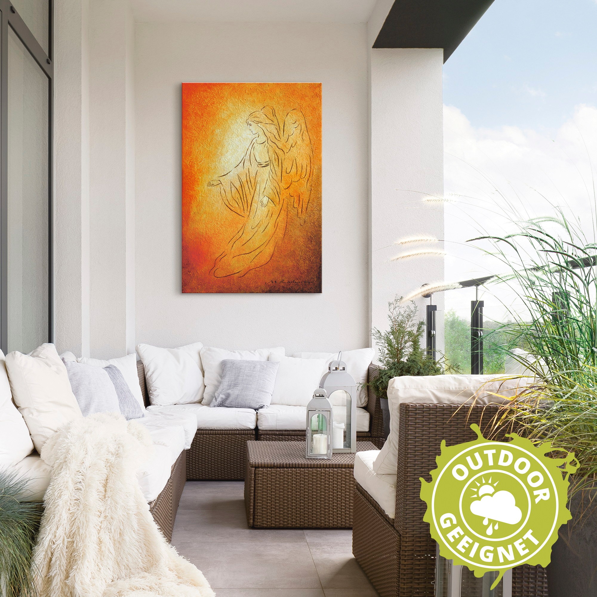 Artland Wandbild »Engel der Heilung - Engelkunst«, Religion, (1 St.), als Alubild, Outdoorbild, Leinwandbild, Poster, Wandaufkleber