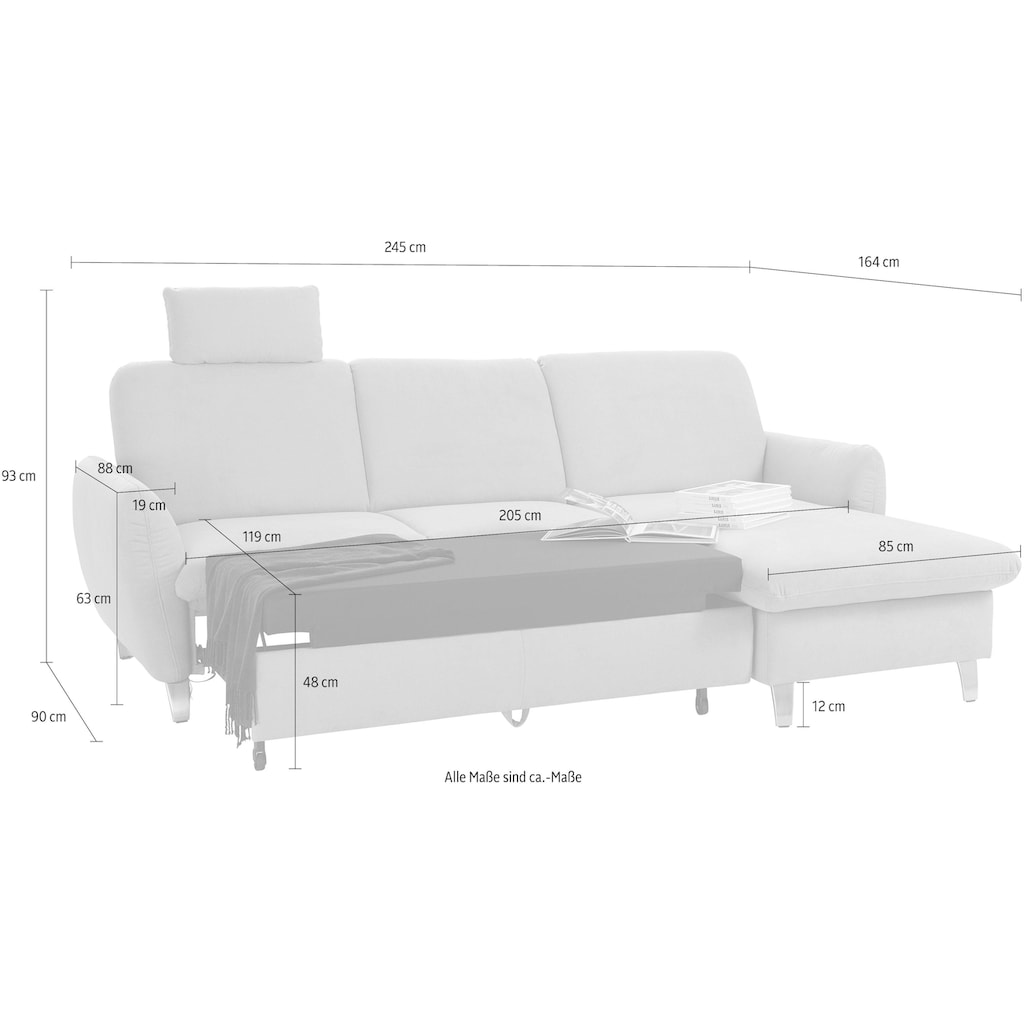 sit&more Ecksofa »Daytona«