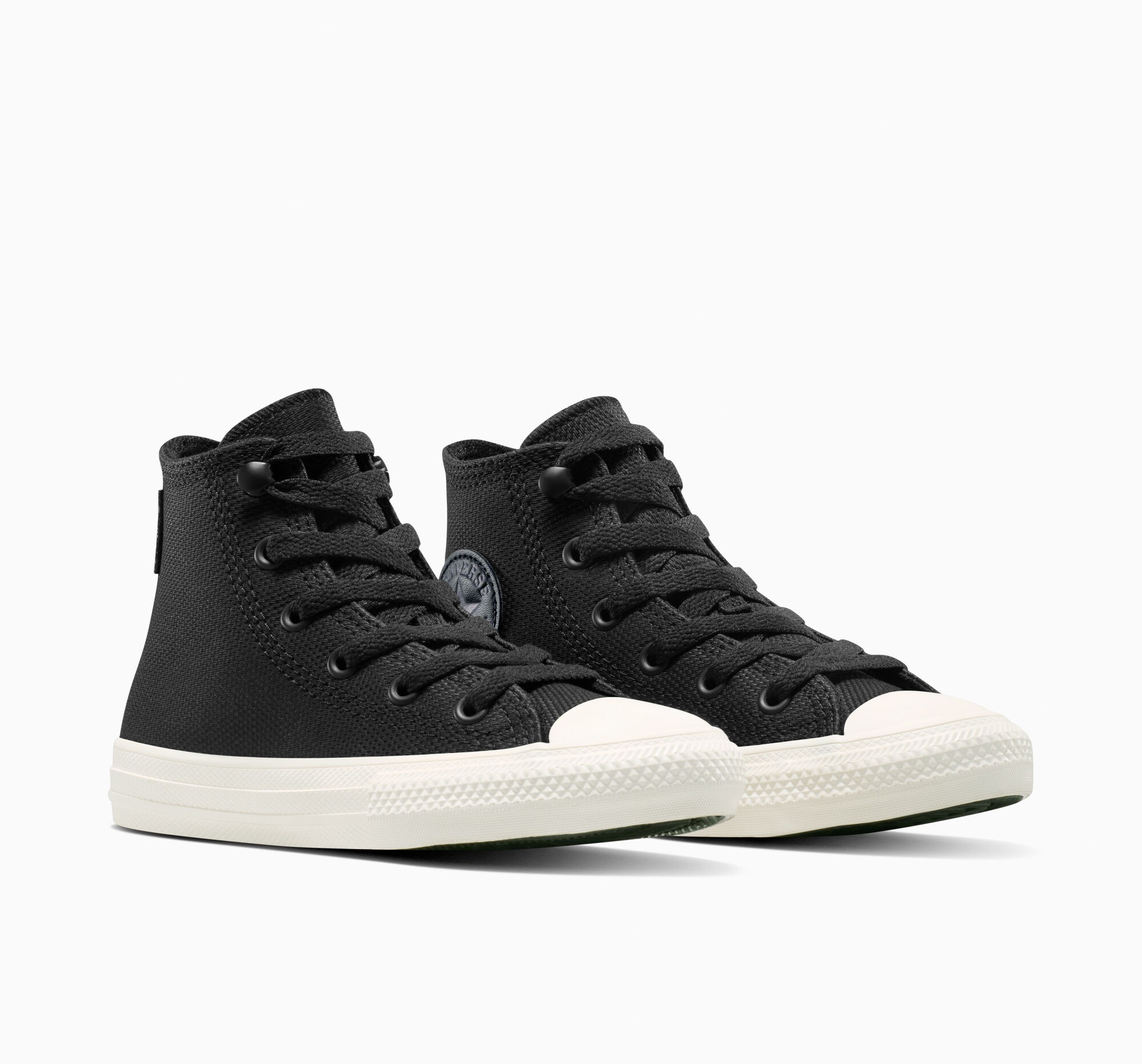 Sneakerboots CONVERSE "CHUCK TAYLOR ALL STAR", Jungen, Gr. 27, schwarz, cold stare, egret, Textil, Schuhe Sneakerboots, Winterschuhe, Schnürboots, Sneaker, wasserdicht, gefüttert