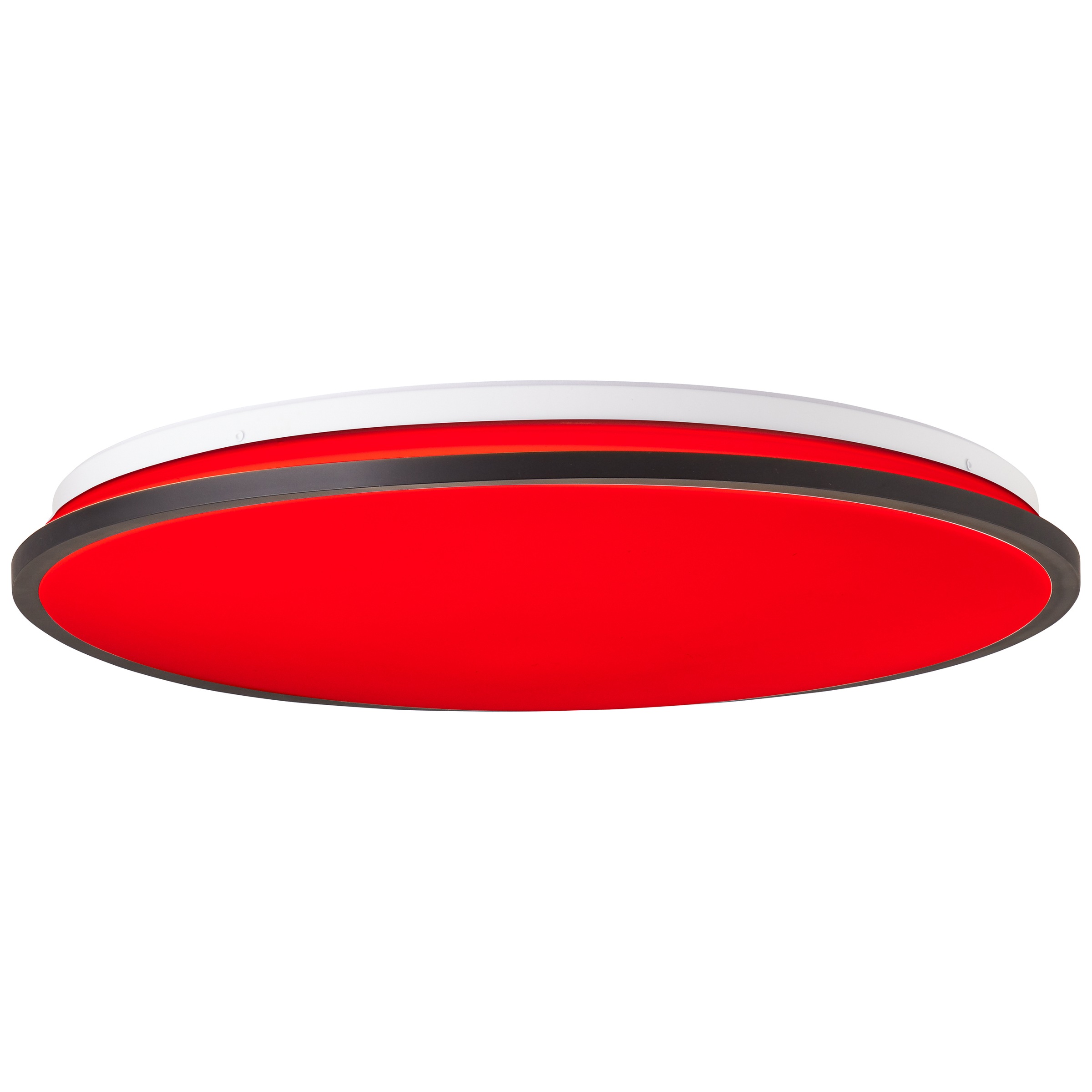 Brilliant LED Deckenleuchte »Heida«, 3000 lm, Ø 49 cm, Metall/Kunststoff, schwarz