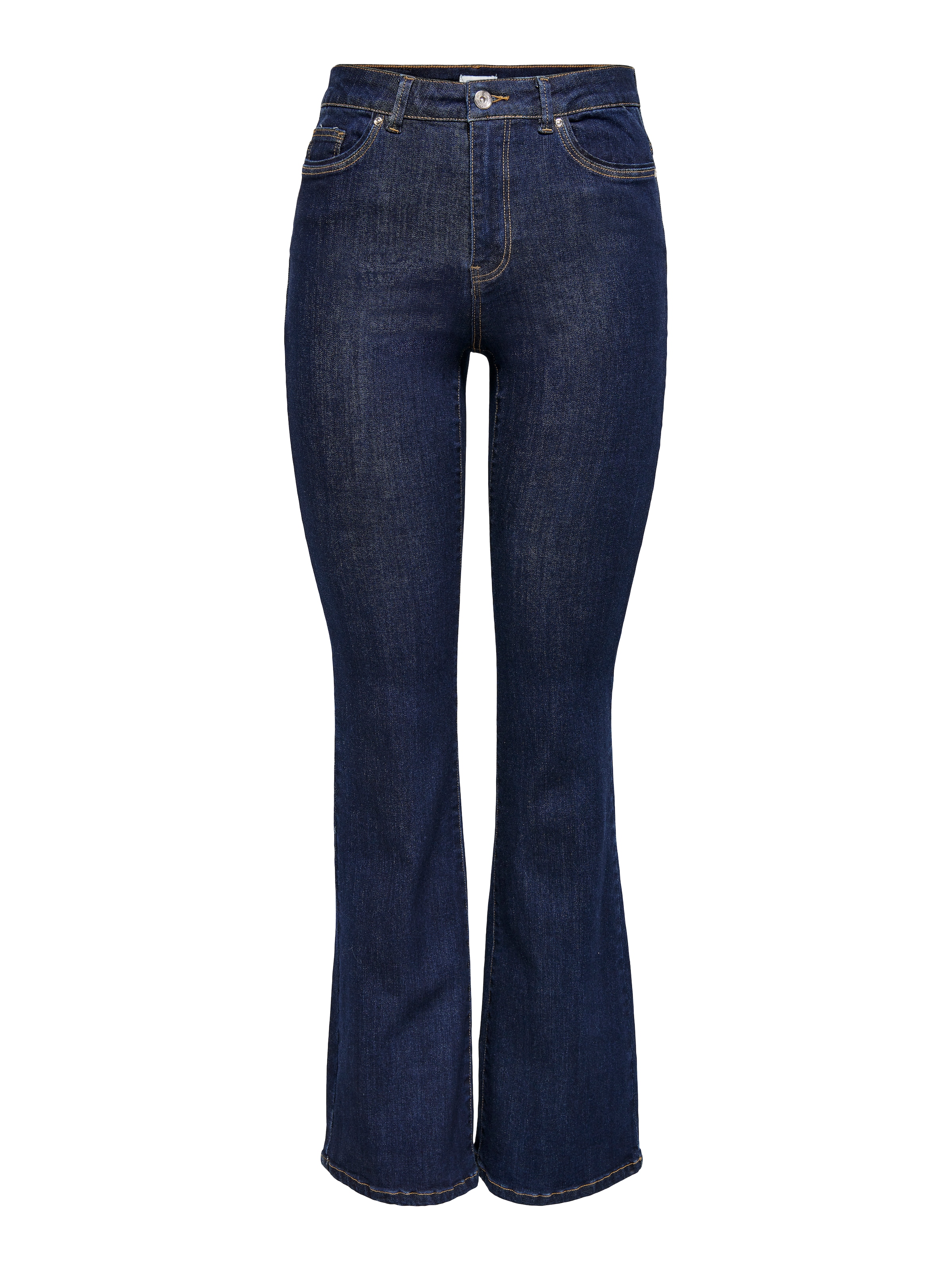 ONLY Bootcut-Jeans »ONLWAUW LIFE HW FLARED RINSE DNM« mit Stretch