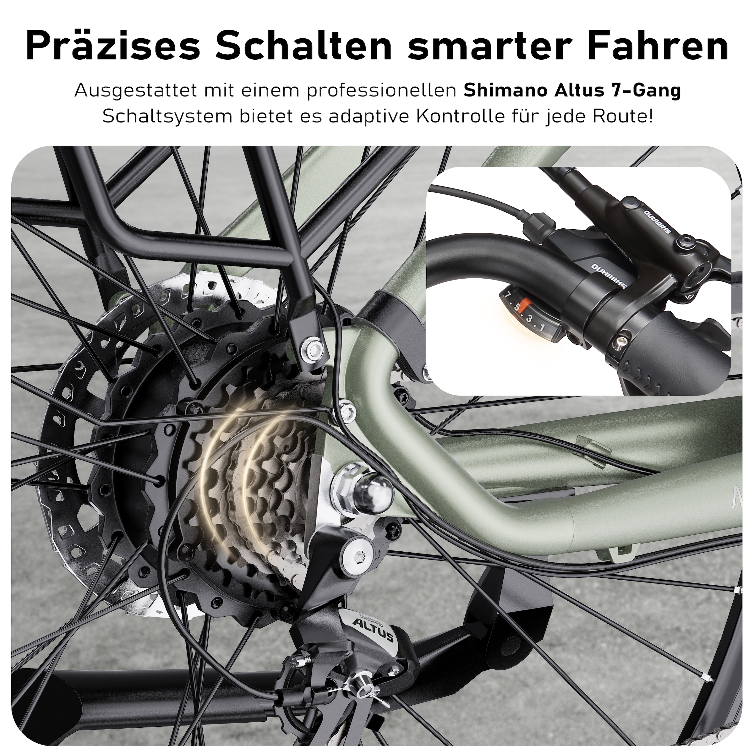 Maxtron »Maxtron Marathon E-Citybike 28 Zoll« 7 Gang Shimano Kettenschaltung Heckmotor 250 W Packung,  Elektrofahrrad für Damen u. Herren