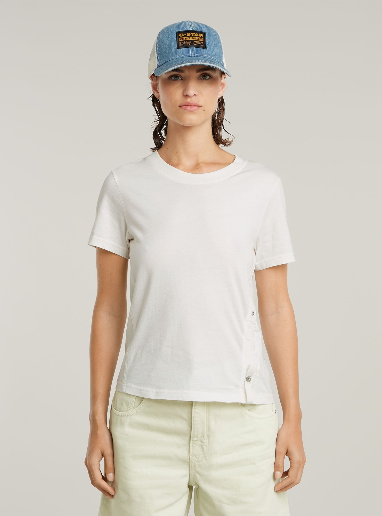 G-STAR T-Shirt "Adjustable Slim Top" günstig online kaufen