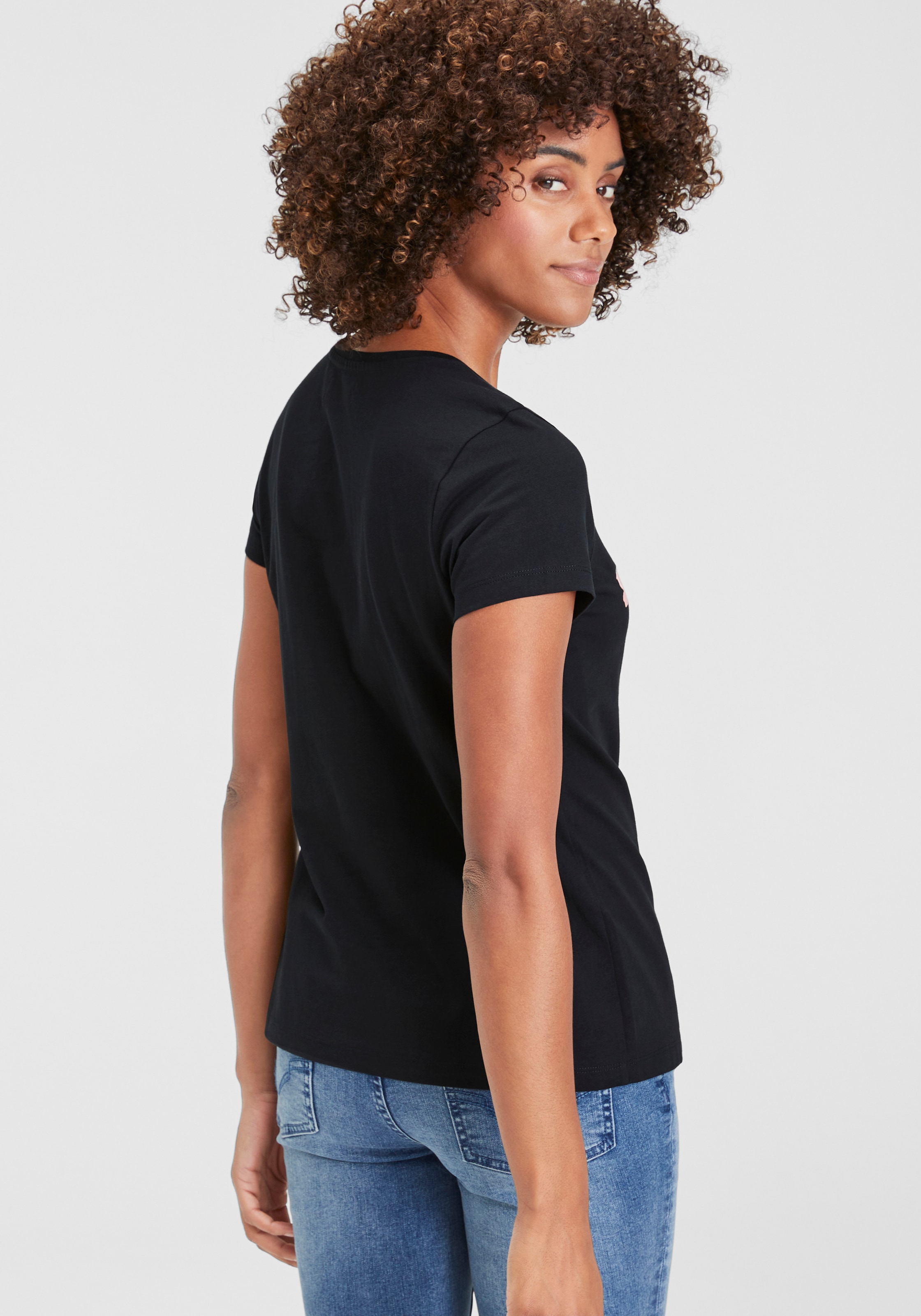 H.I.S T-Shirt, mit zweifarbigem Frontprint