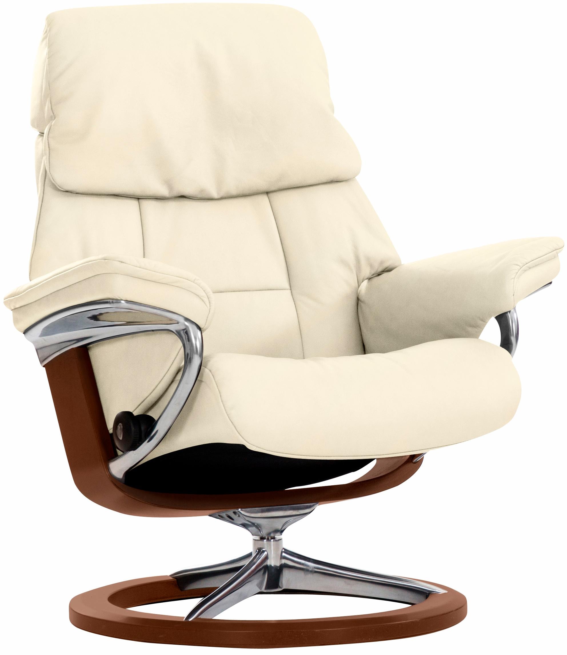Stressless Relaxsessel "Ruby" mit Signature Base, Größe S, Gestell Eiche, Wenge, Braun & Schwarz