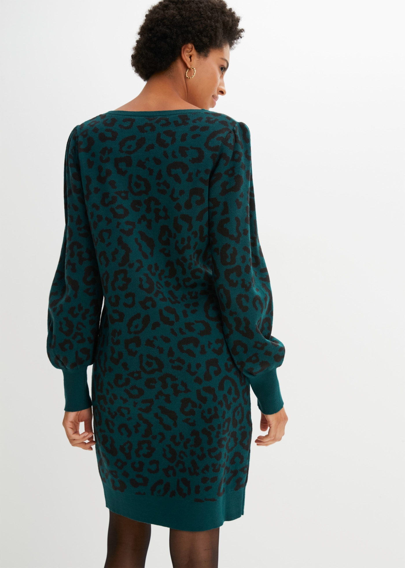bonprix Strickkleid »Strickkleid« ohne Verschluss, ca. Mitte Oberschenkel lang, Slim Fit