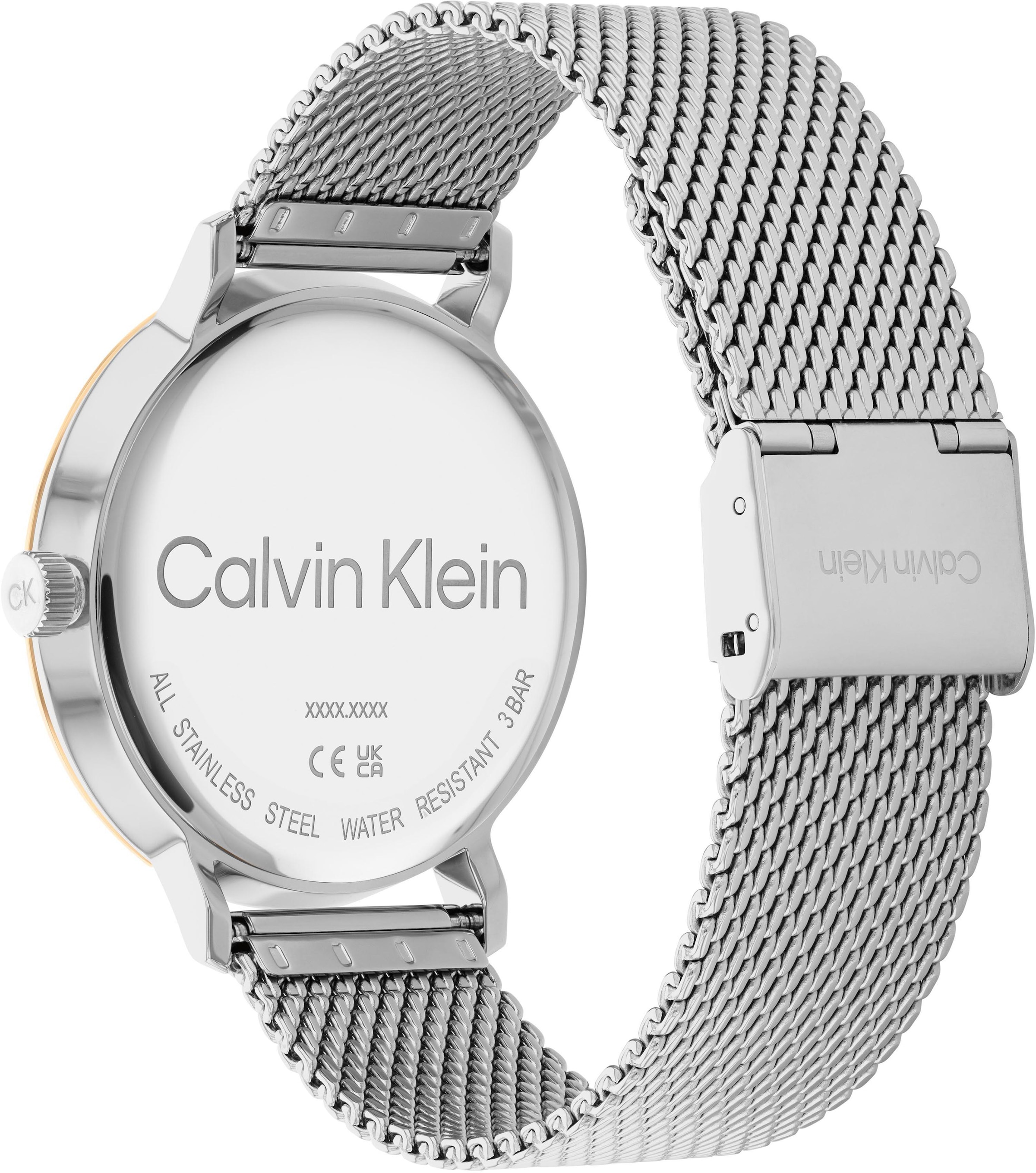 Calvin Klein Quarzuhr »Modern, 25200047«, Armbanduhr, Herrenuhr, Mineralglas, IP-Beschichtung