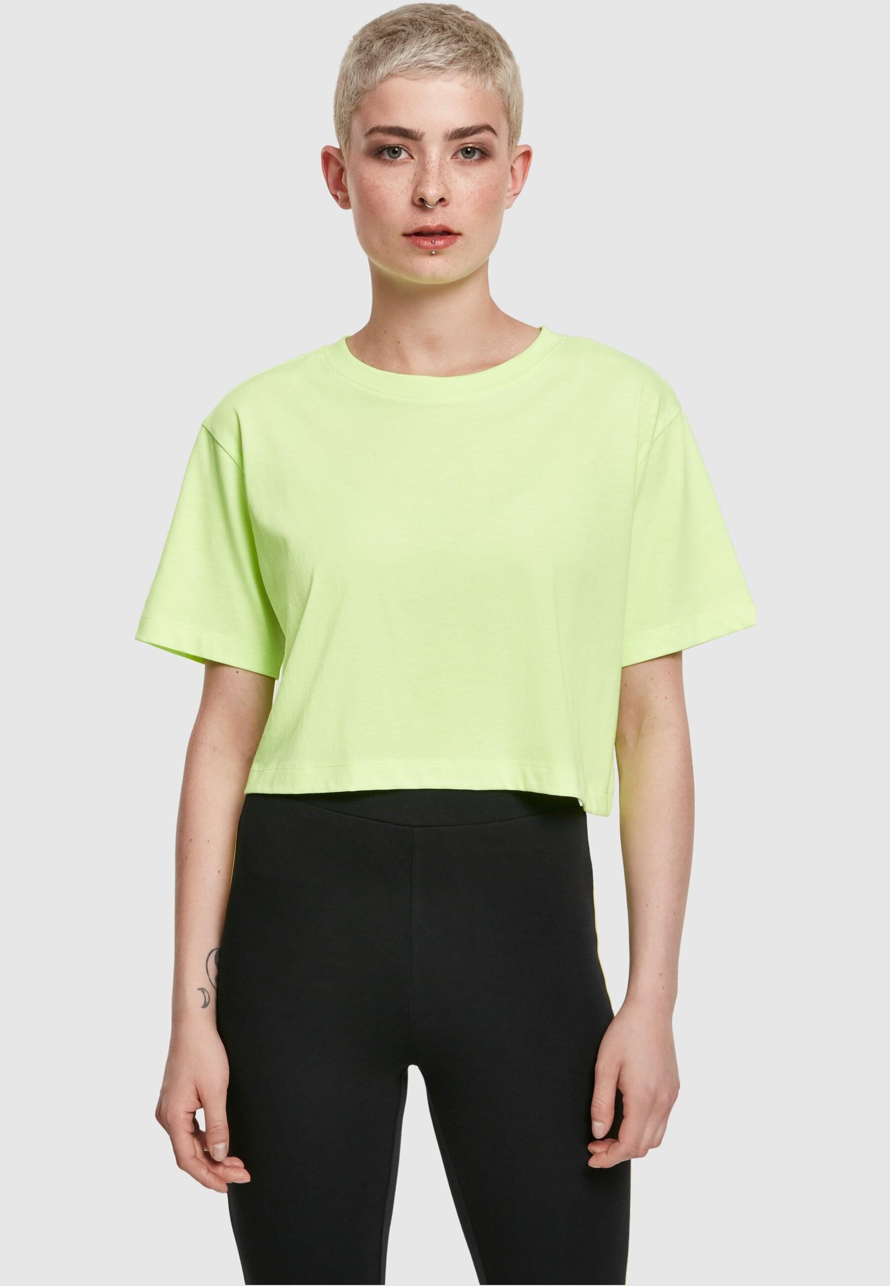 URBAN CLASSICS T-Shirt »Urban Classics Damen Ladies Short Oversized Neon Tee«, (1 tlg.)