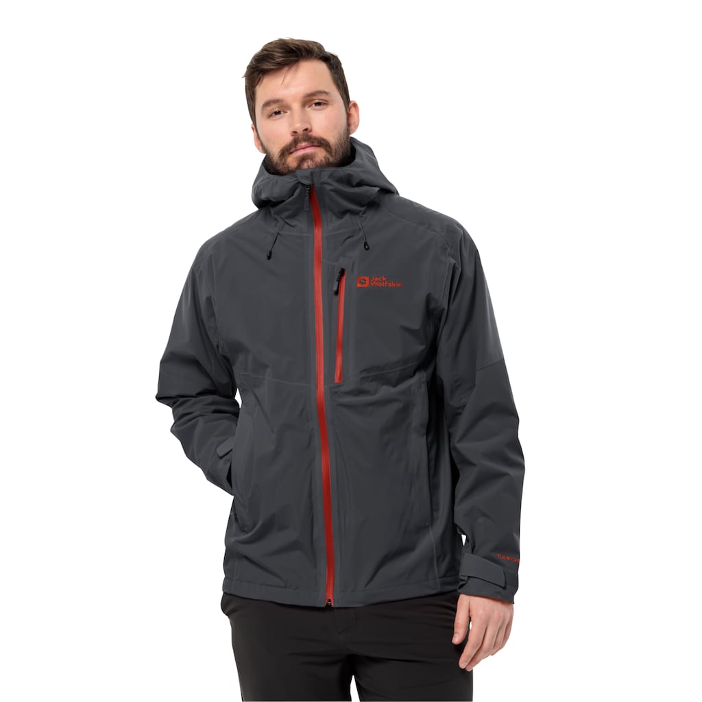 Jack Wolfskin Funktionsjacke »EAGLE PEAK 2L JKT M«, mit Kapuze