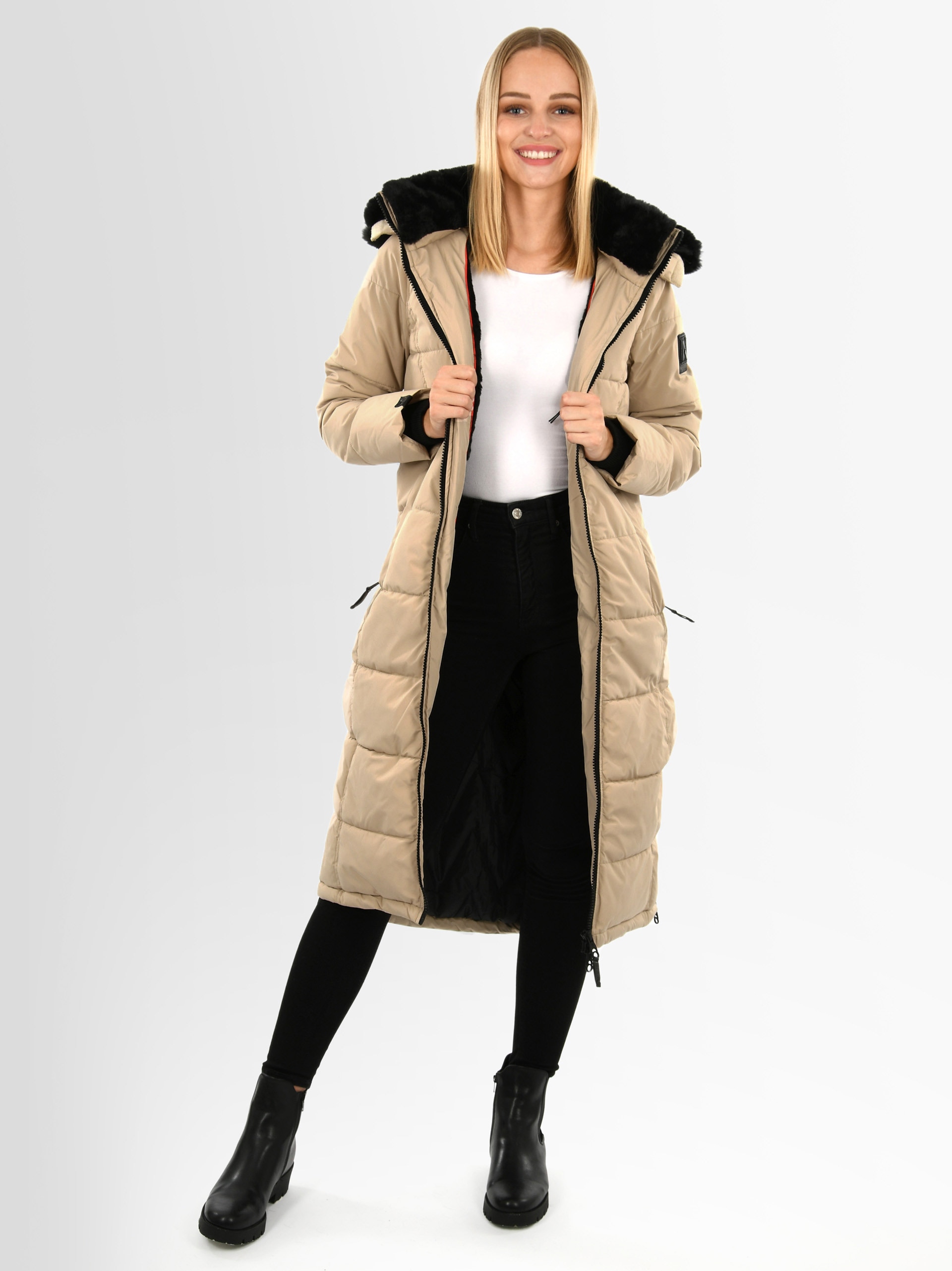 Navahoo Winterjacke »Knuddelfee«, mit hoch schließendem Kragen