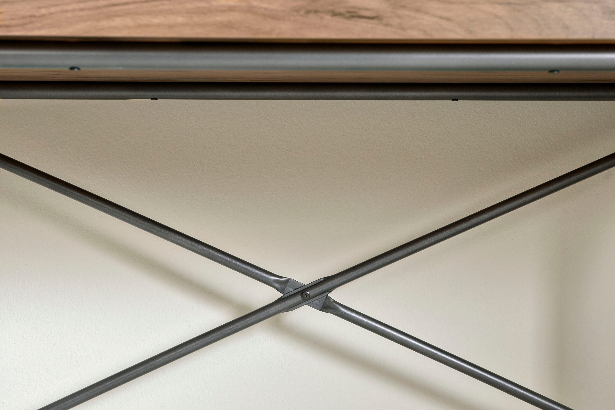Jahnke Schreibtisch »CRAFT«, Schreibtisch im Industrie-Design, wechselseitig montierbar