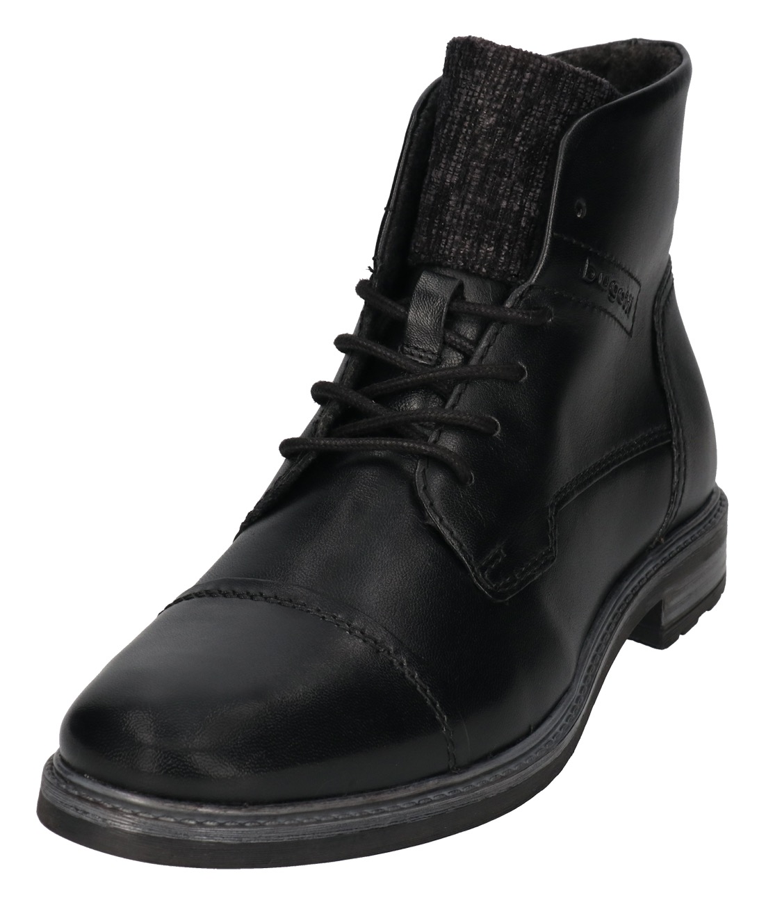 Schnürstiefel, mit zusätzlichem Innenreißverschluss