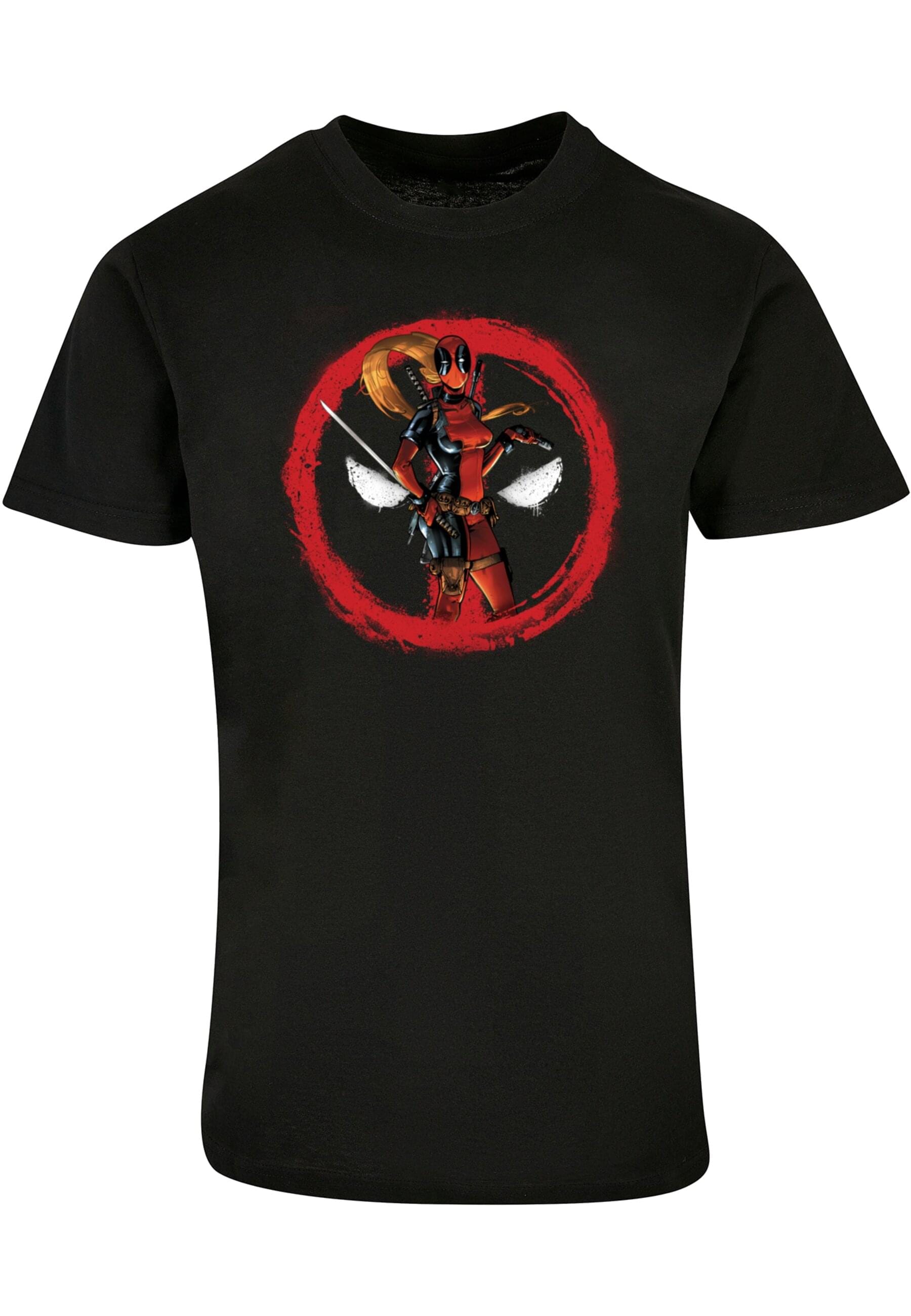 T-Shirt »ABSOLUTE CULT Herren Deadpool - Lady Distressed T-Shirt«