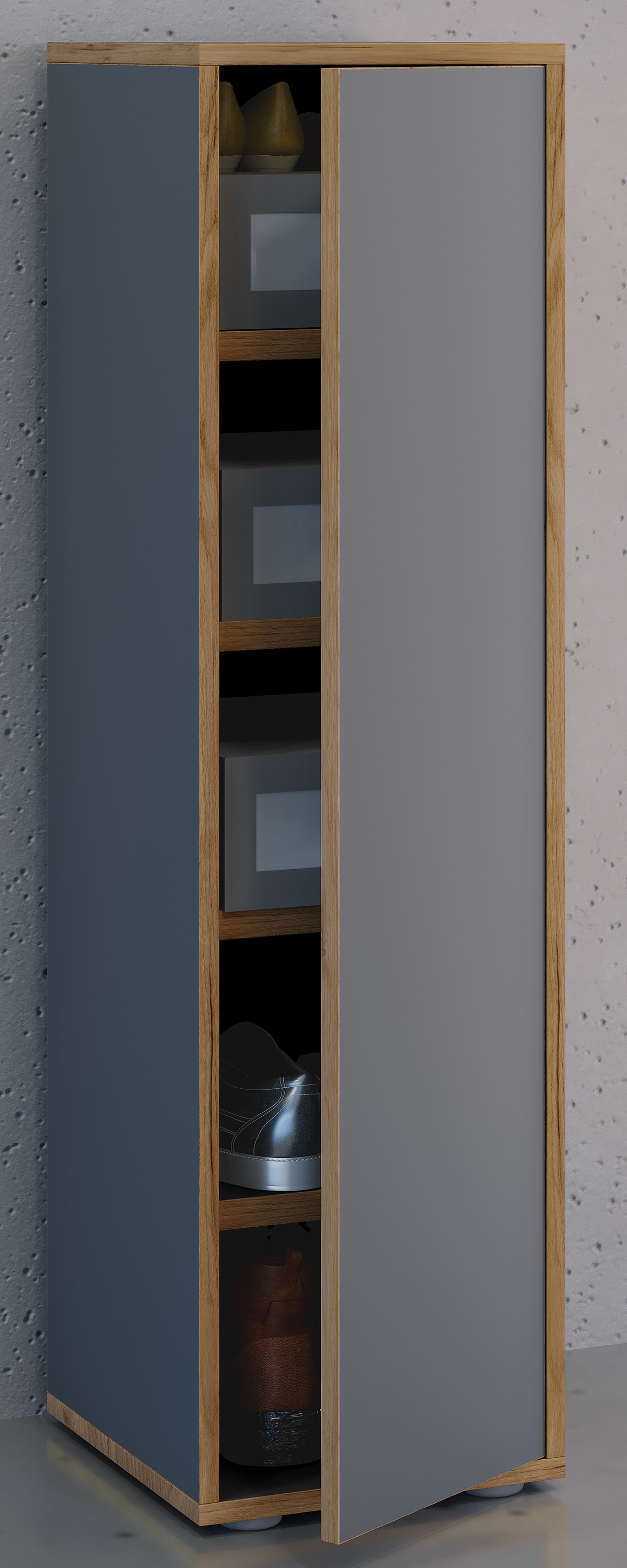 VCM Schuhschrank »XL Holz Großer Schuhschrank Schuhkommode Salia B30«