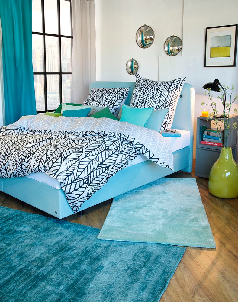 TOM TAILOR HOME Teppich »Shine uni« rechteckig 8 mm Höhe Handweb Teppich, 100% Viskose, handgewebt, mit elegantem Schimmer