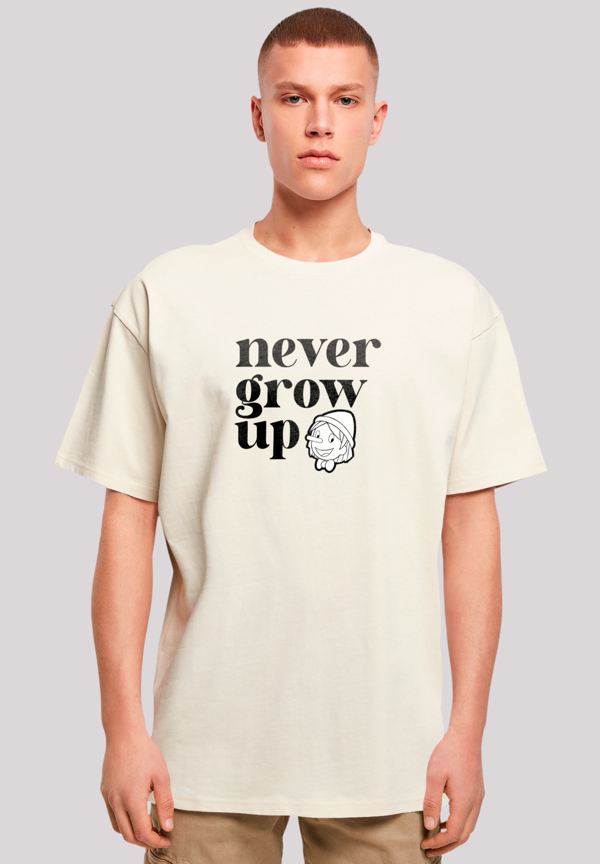 F4NT4STIC T-Shirt "Heroes of Childhood Pinocchio Never Grow Up", Retro, Her günstig online kaufen