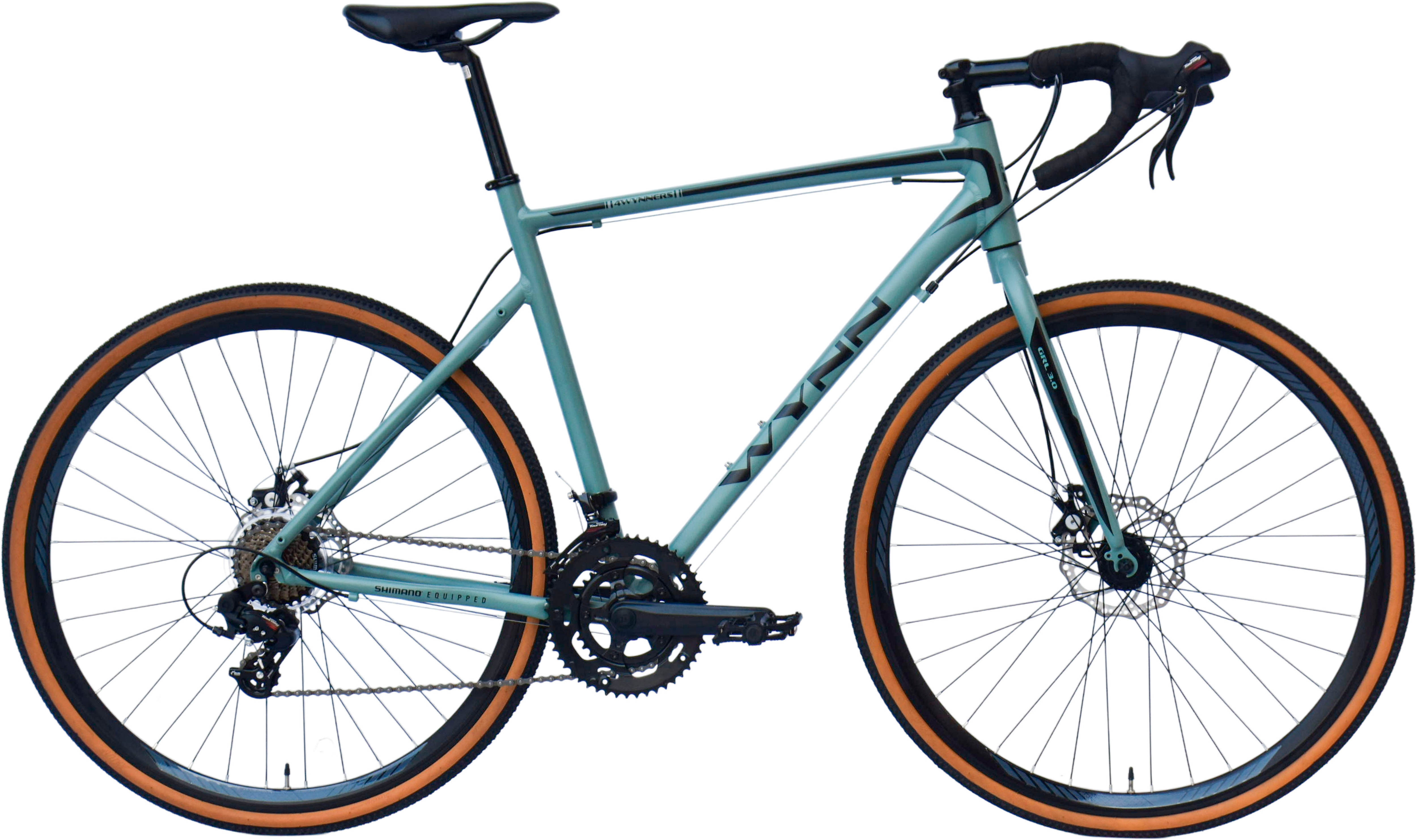 WYNN Gravelbike "GRL3.0" 14 Gang Shimano Tourney Schaltwerk Kettenschaltung
