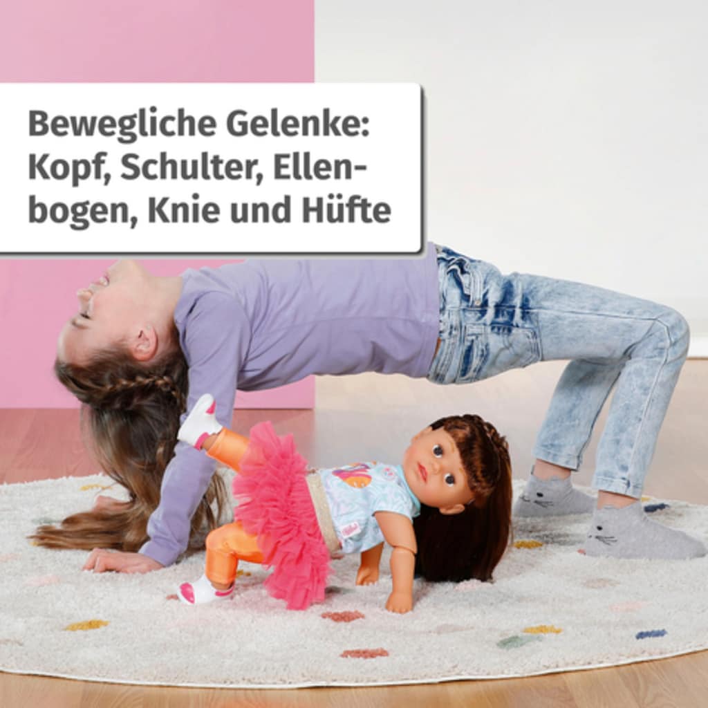 Baby Born Stehpuppe »Style&Play, Sister brünett, 43 cm«