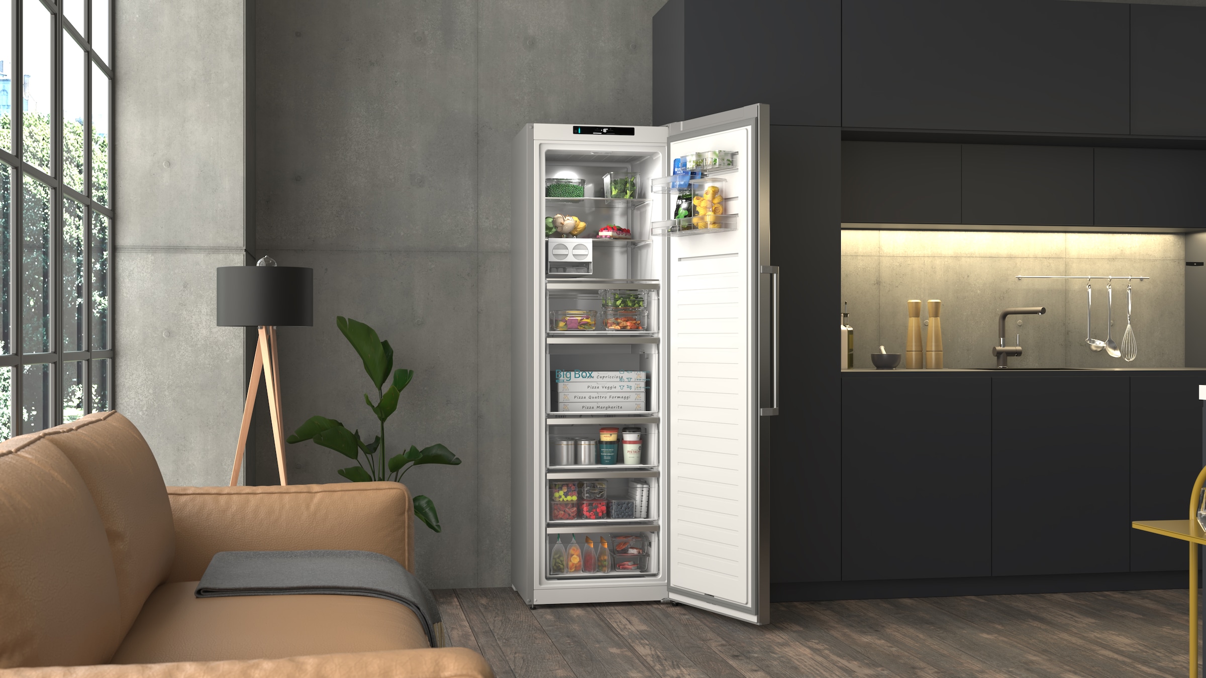 SIEMENS Gefrierschrank iQ500 »GS36NAICG« 186,2 cm hoch 59,5 cm breit